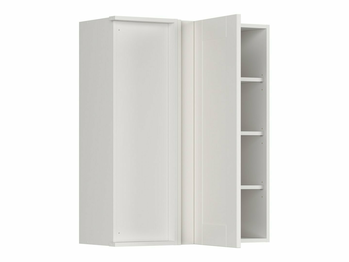 Modularna kotna stenska omarica Eva White 159