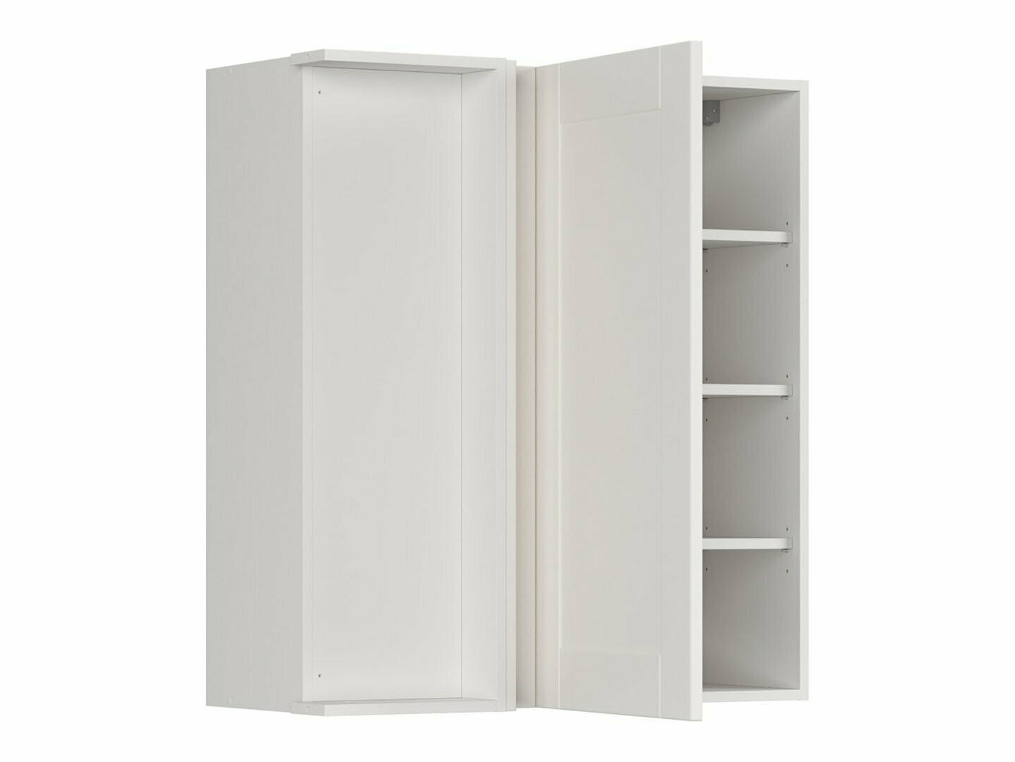 Modularna kotna stenska omarica Eva White 161