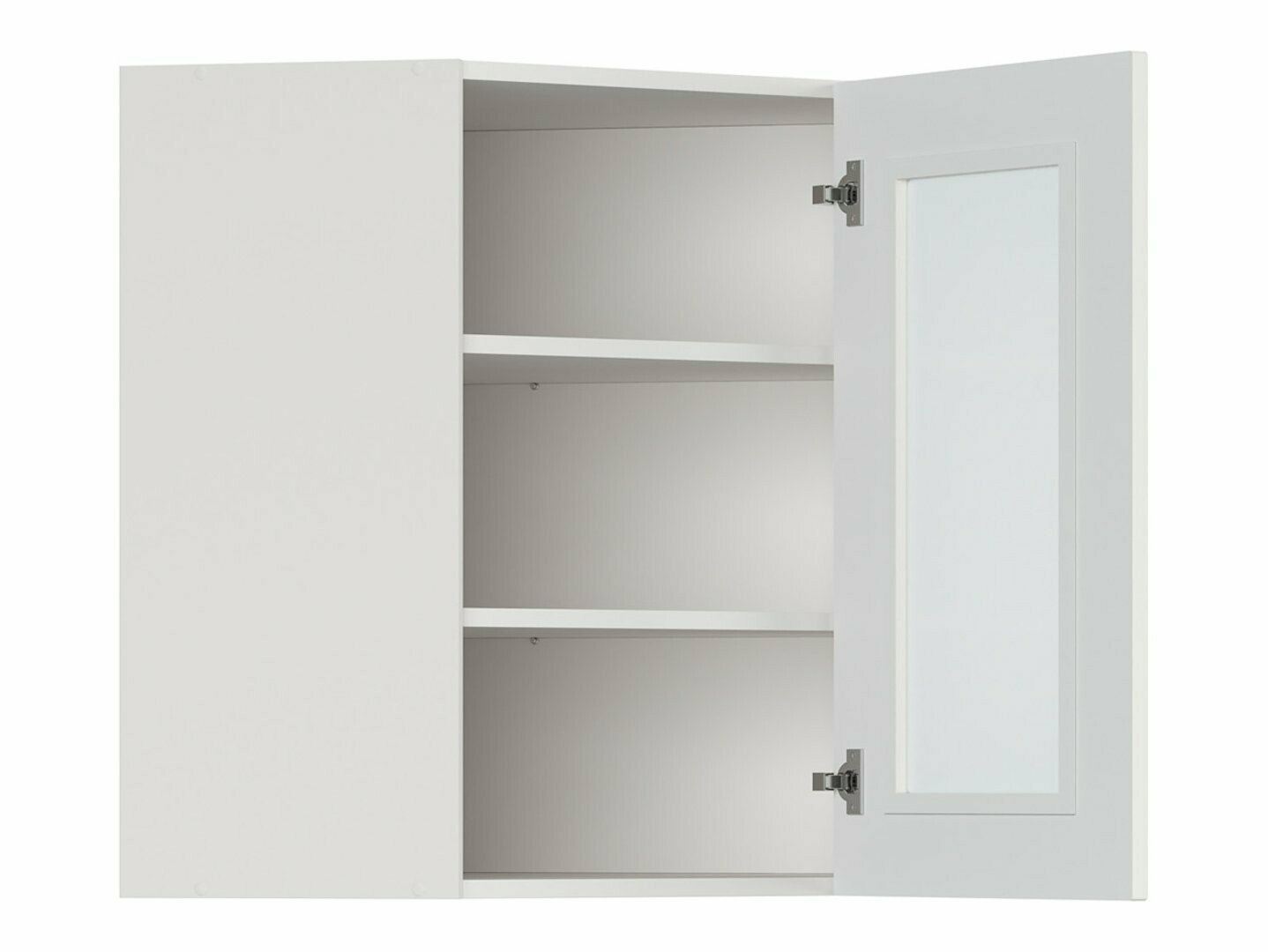 Modularna kotna stenska omarica Eva White 163