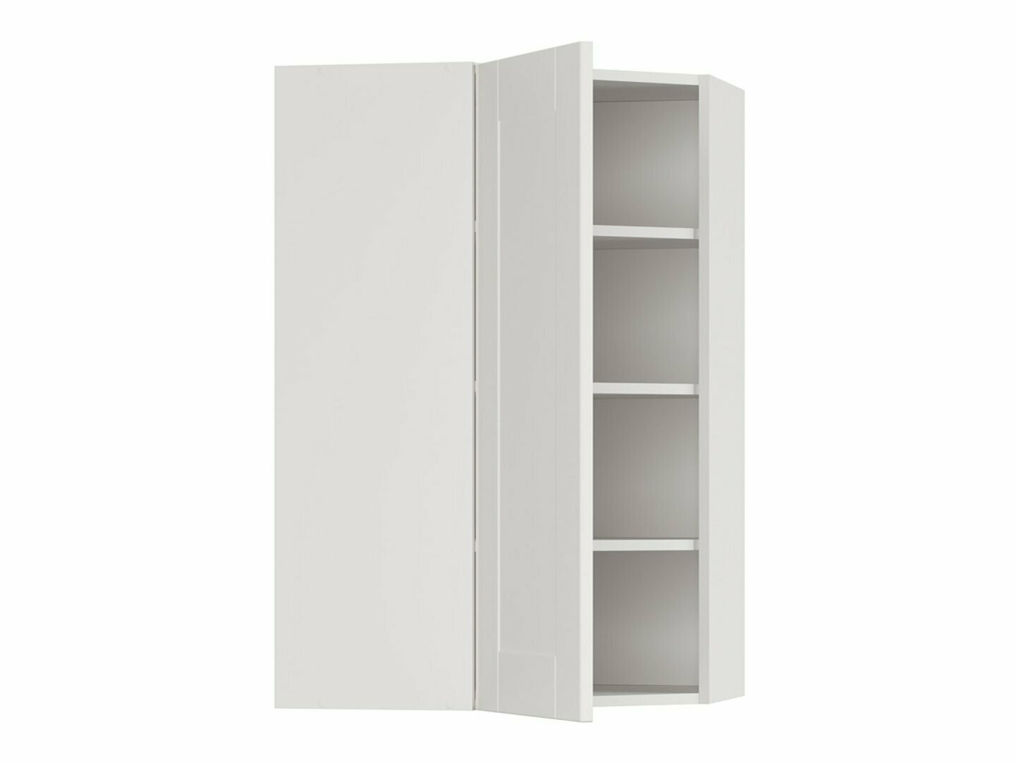 Modularna kotna stenska omarica Eva White 164