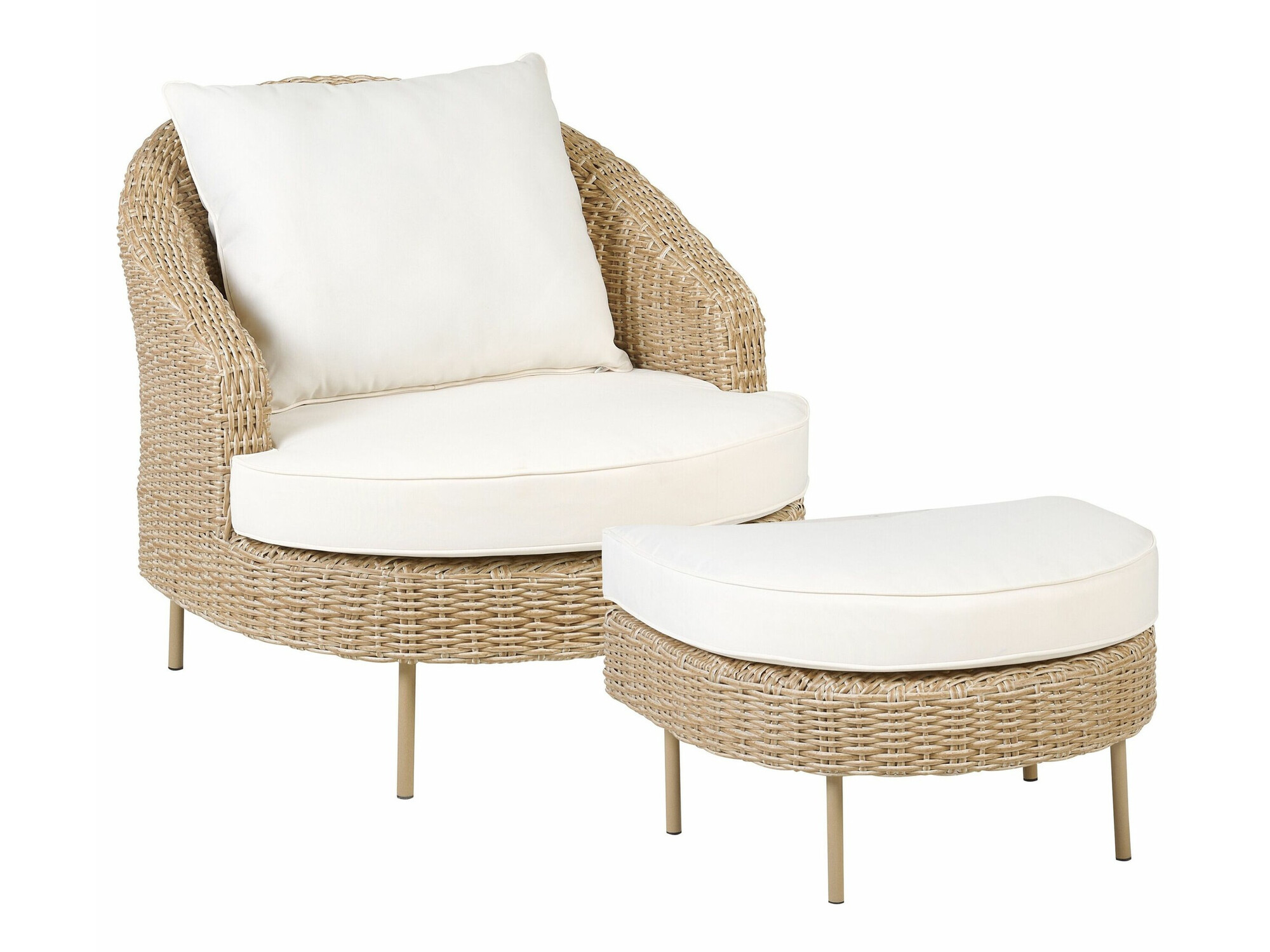 Komplet vrtnega pohištva Berwyn 2531 (Svetlo rjava)