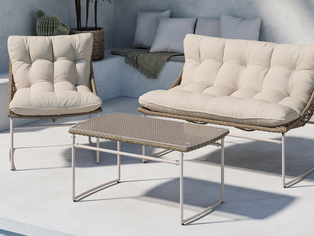 Komplet vrtnega pohištva Dallas 4732 (Bež)