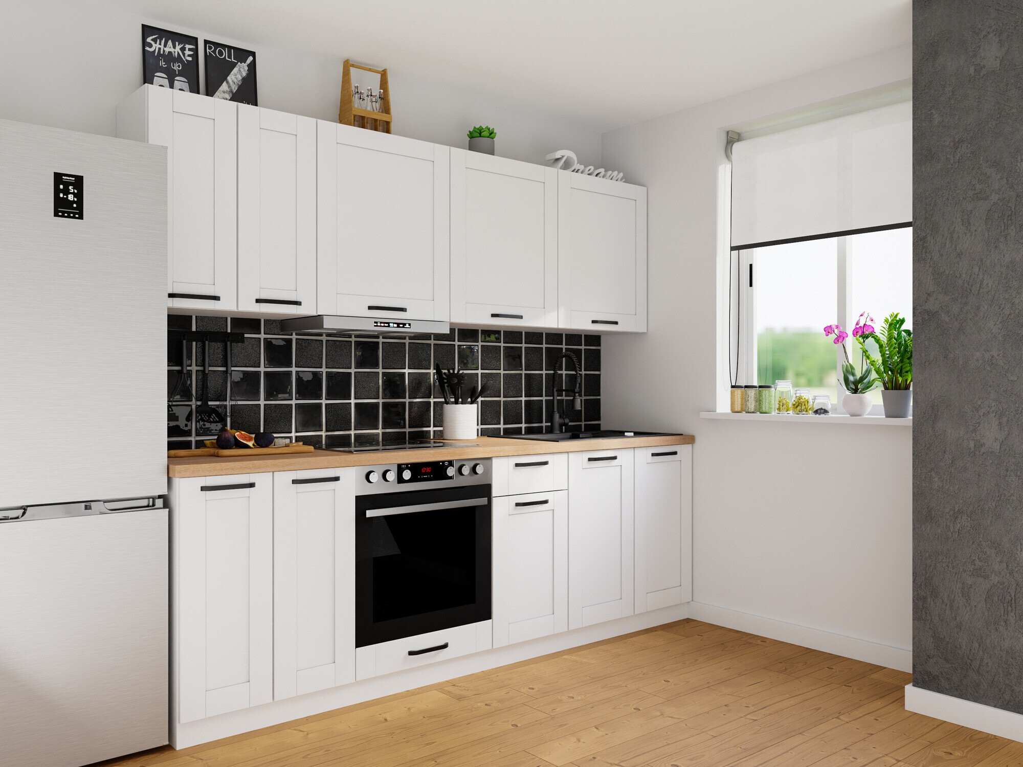 Modularni kuhinjski komplet Eva White 171