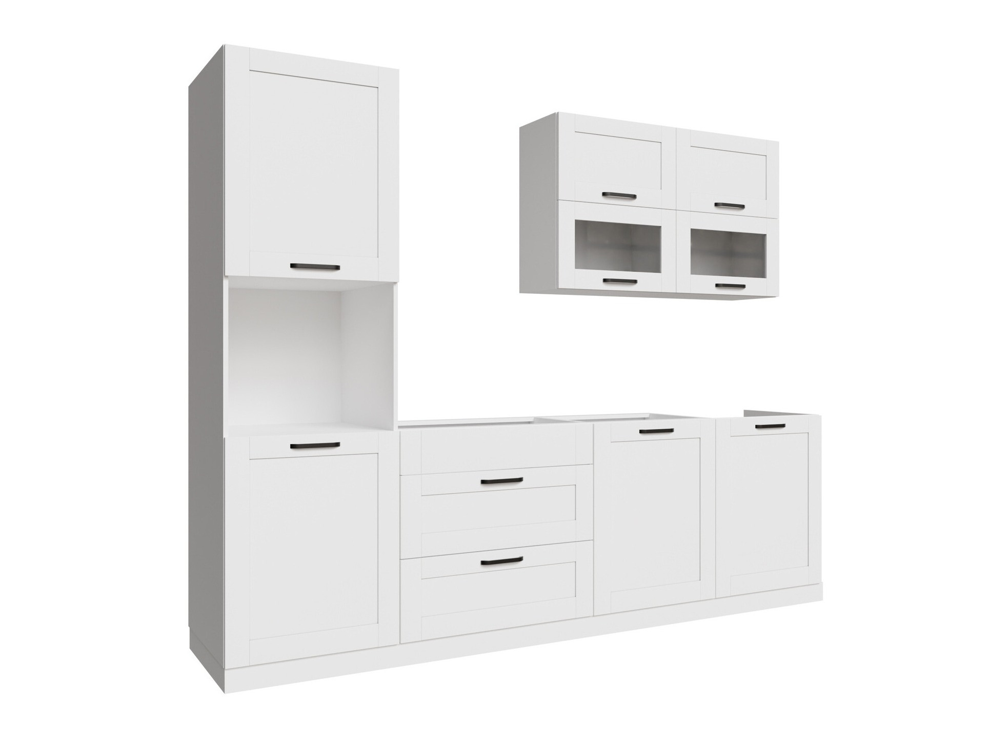 Modularni kuhinjski komplet Eva White 172