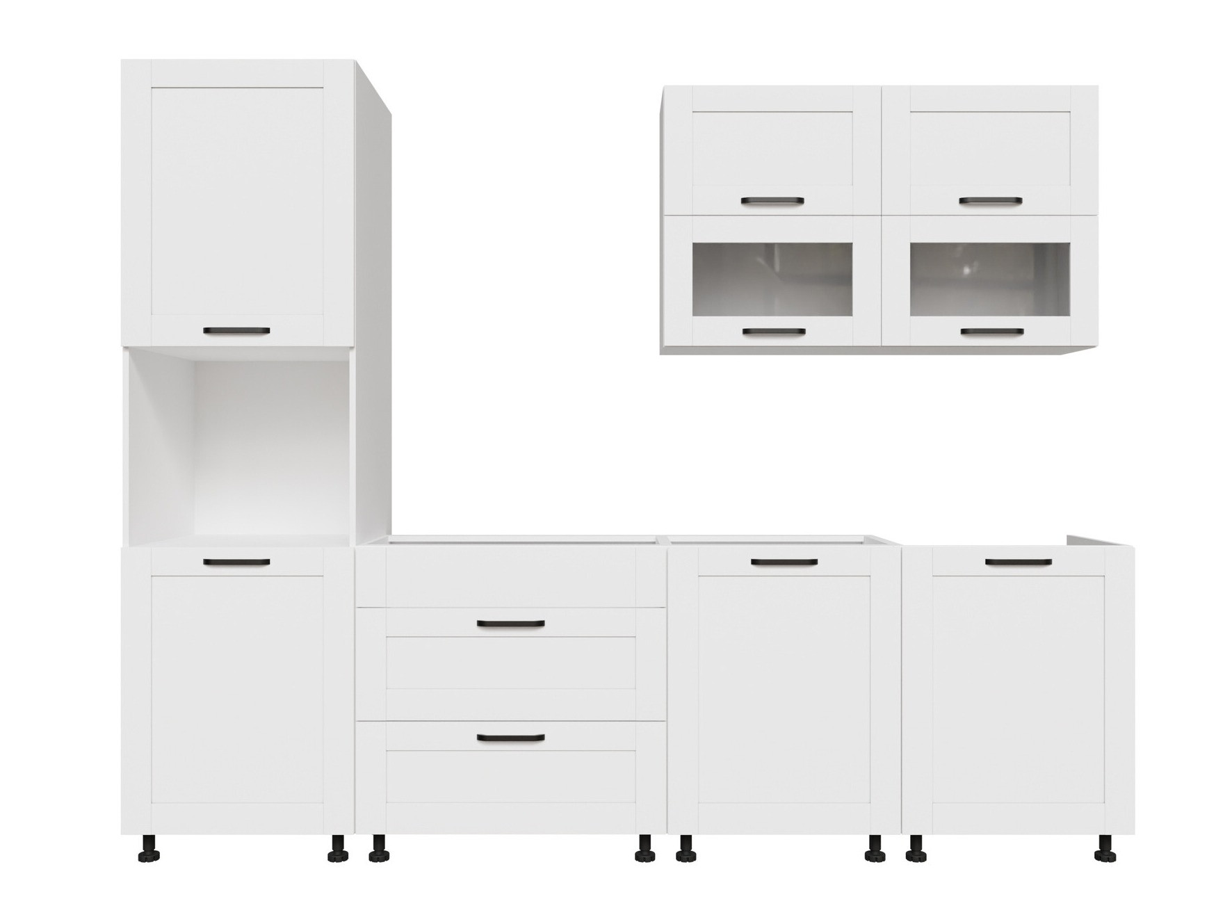 Modularni kuhinjski komplet Eva White 172