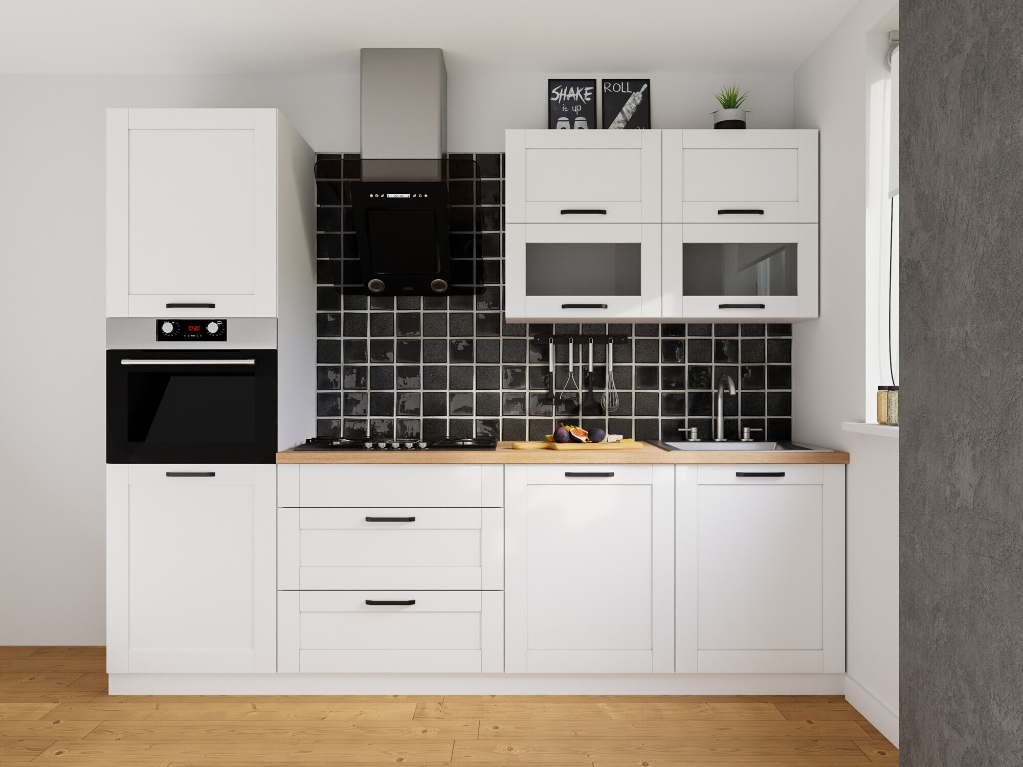 Modularni kuhinjski komplet Eva White 172