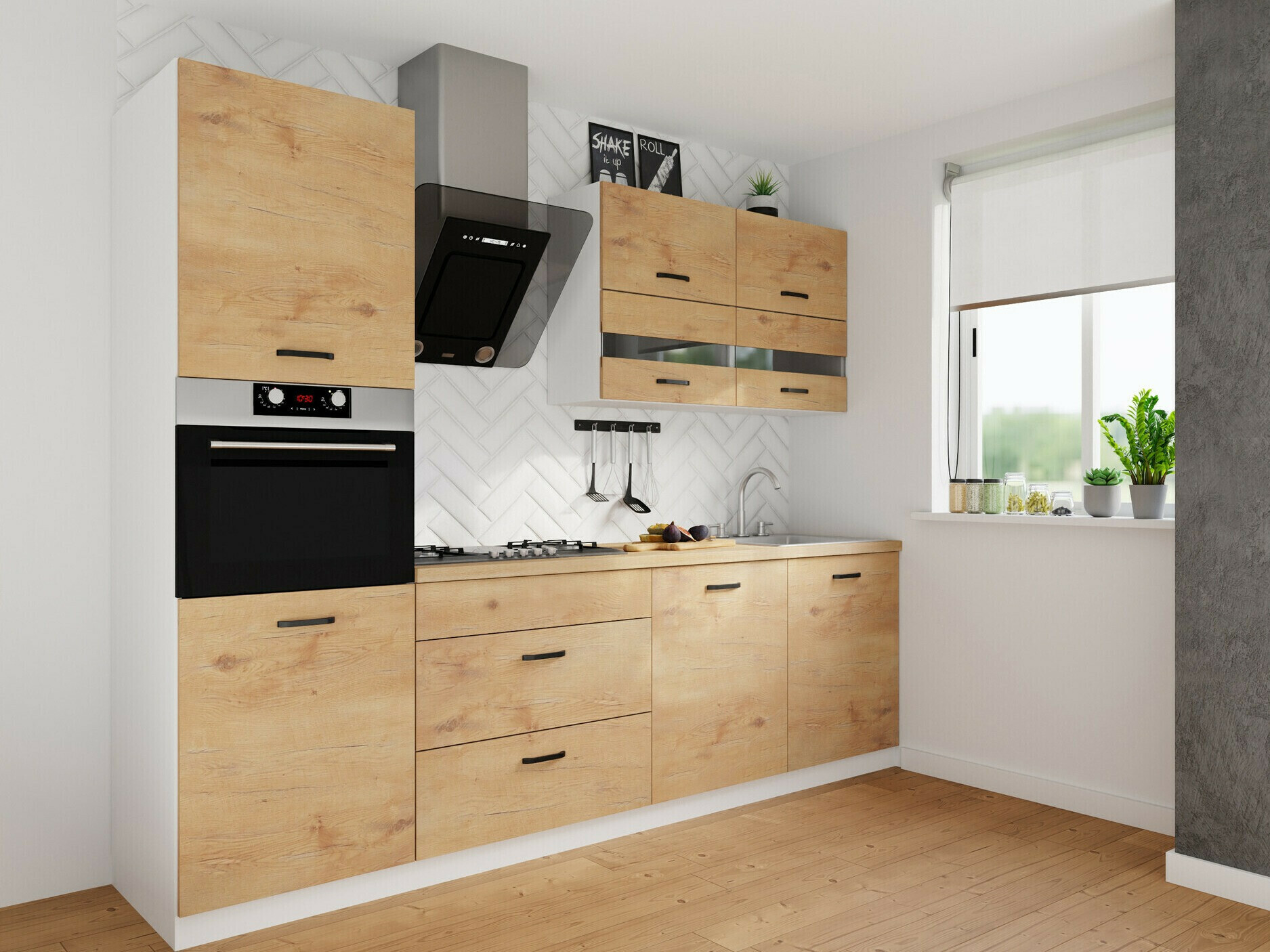 Modularna omarica z vrati Amper Lancelot 117