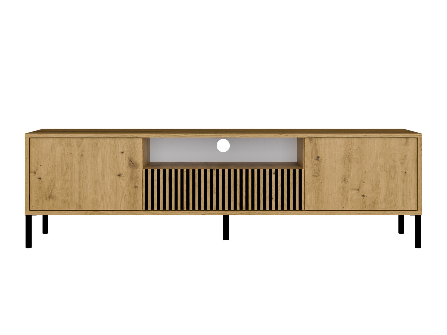 TV-omarica Orlsone 100 (Artisan hrast + Črna)