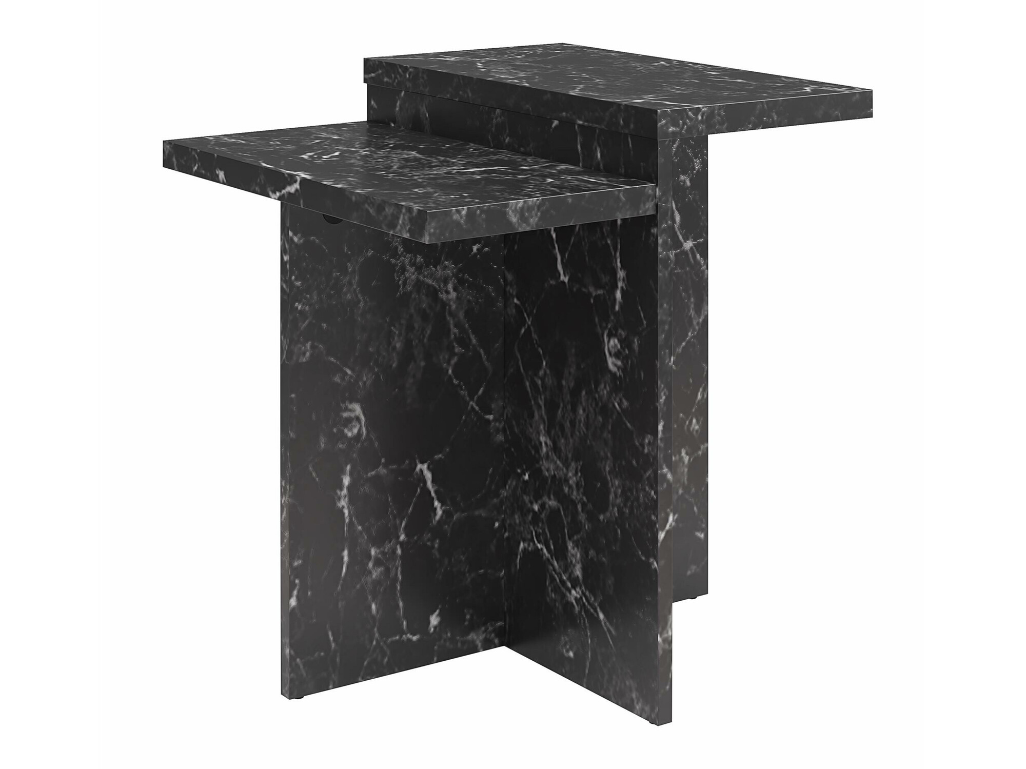 Klubska mizica CosmoLiving by Cosmopolitan 169 (Črni marmor)