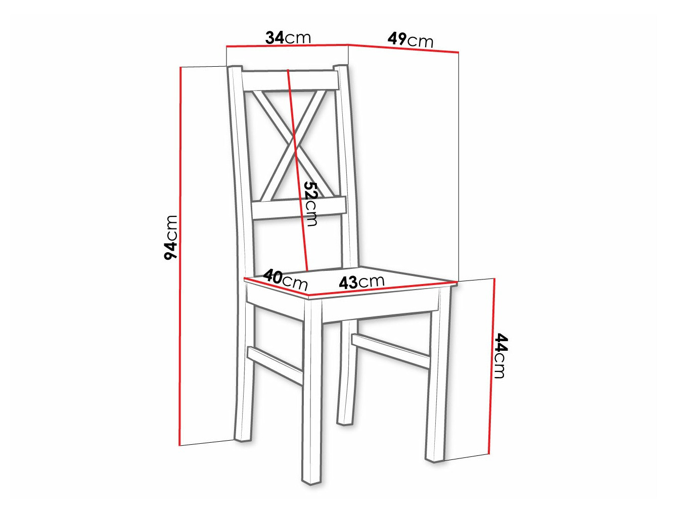 Stol Victorville 137 (Črna)