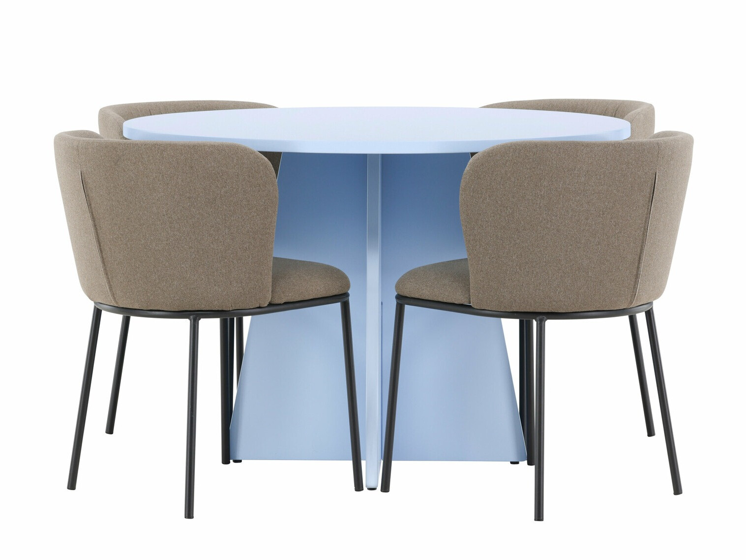 Jedilniški komplet Dallas 4746 (Rjava)