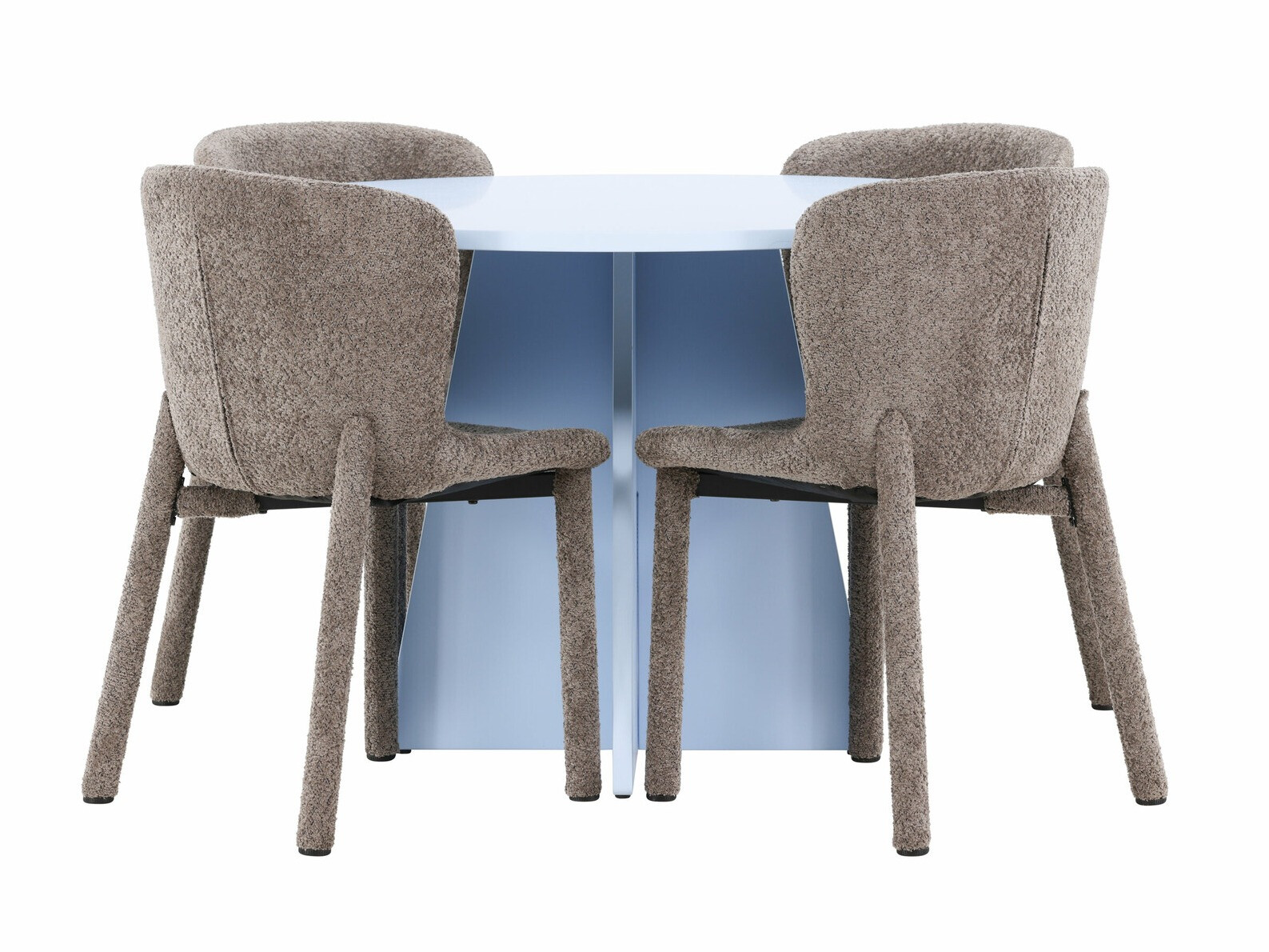 Jedilniški komplet Dallas 4747 (Rjava)