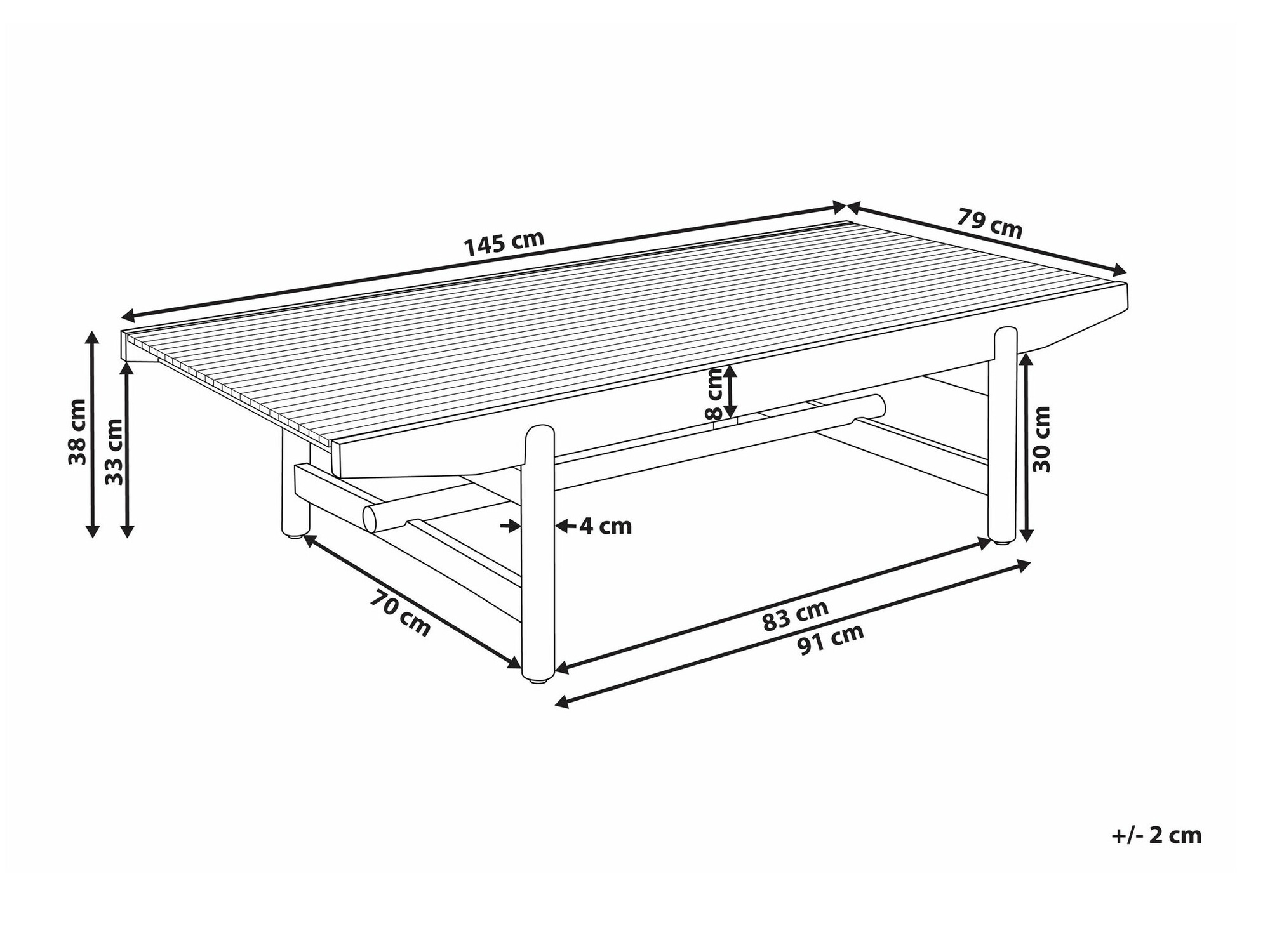 Vrtna mizica Sorsono 102