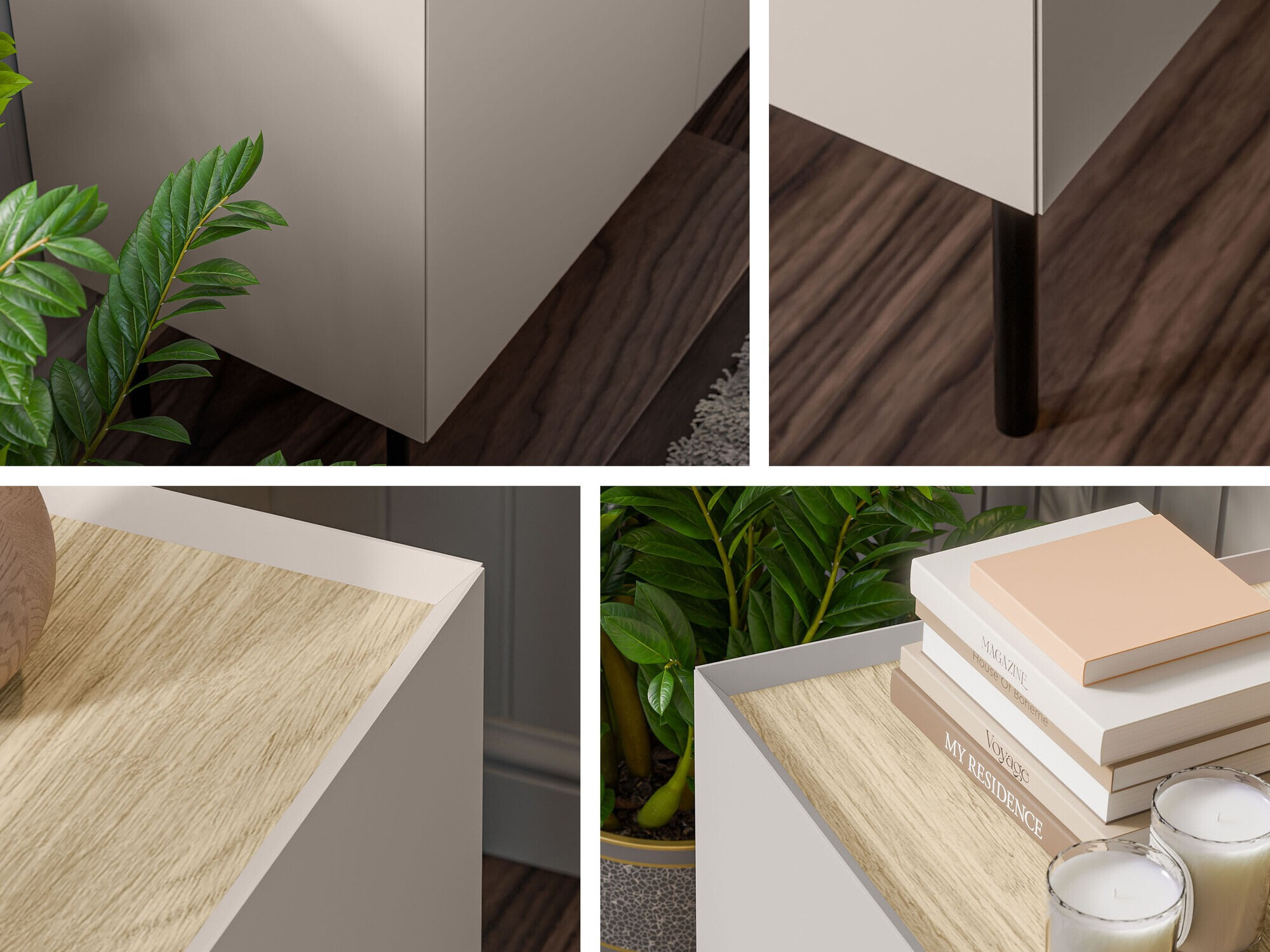 Omarica Melbela 104 (Kašmir + Hrast)