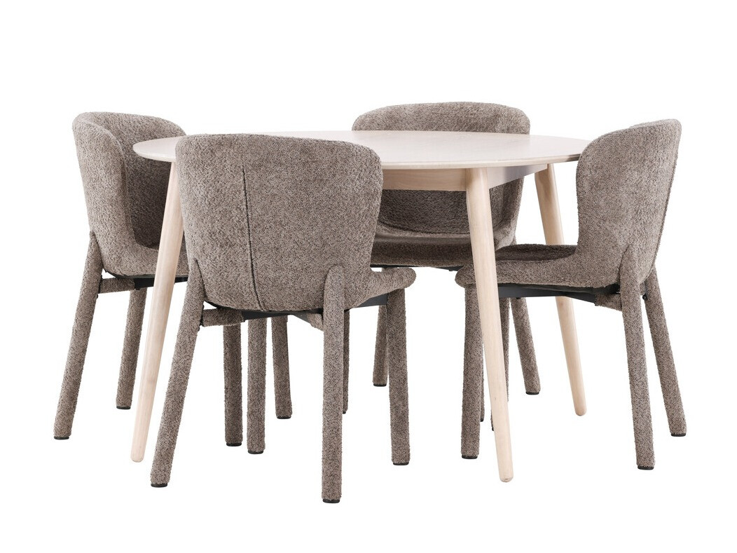 Jedilniški komplet Dallas 4757 (Rjava)