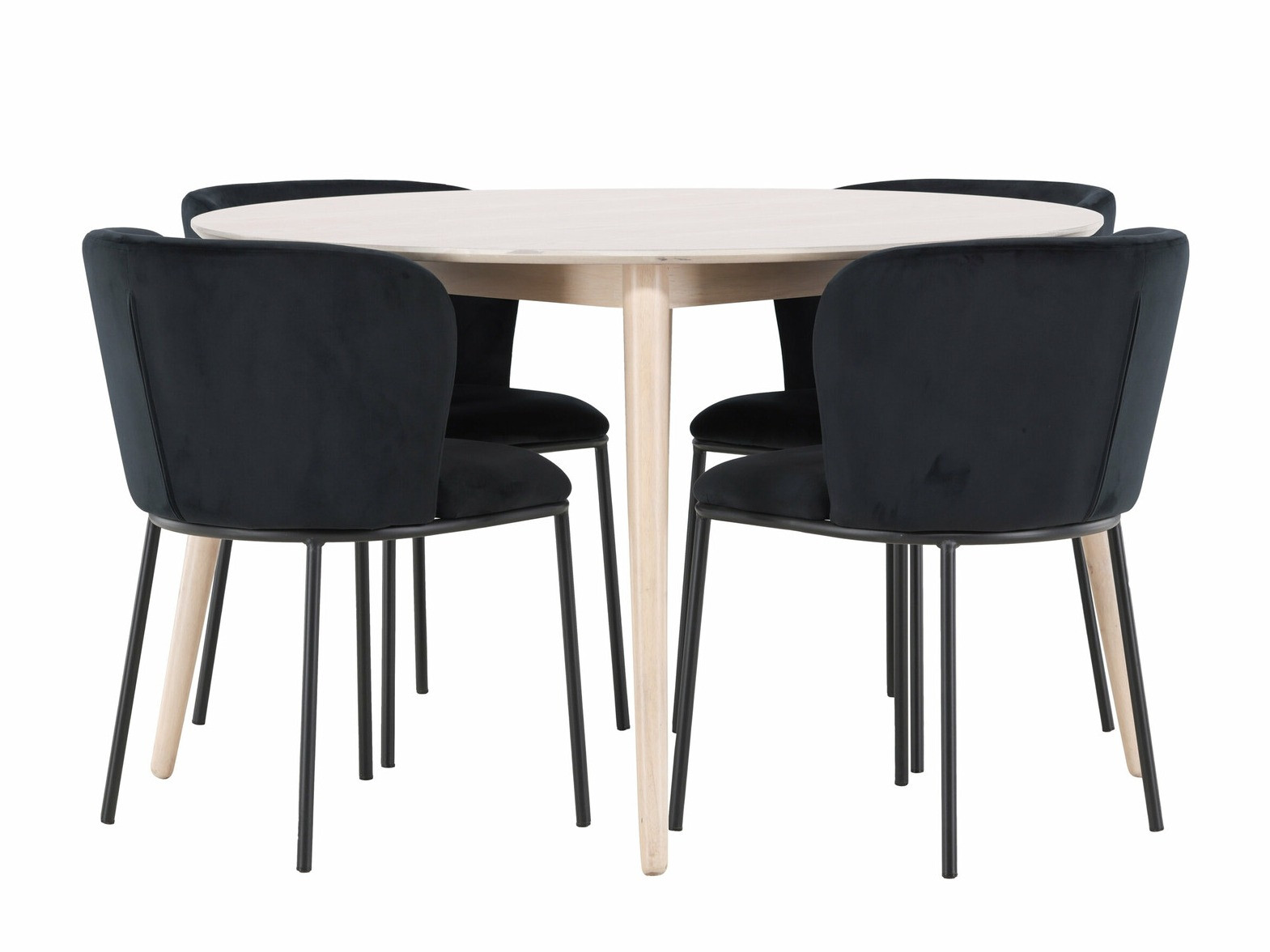 Jedilniški komplet Dallas 4760 (Črna)