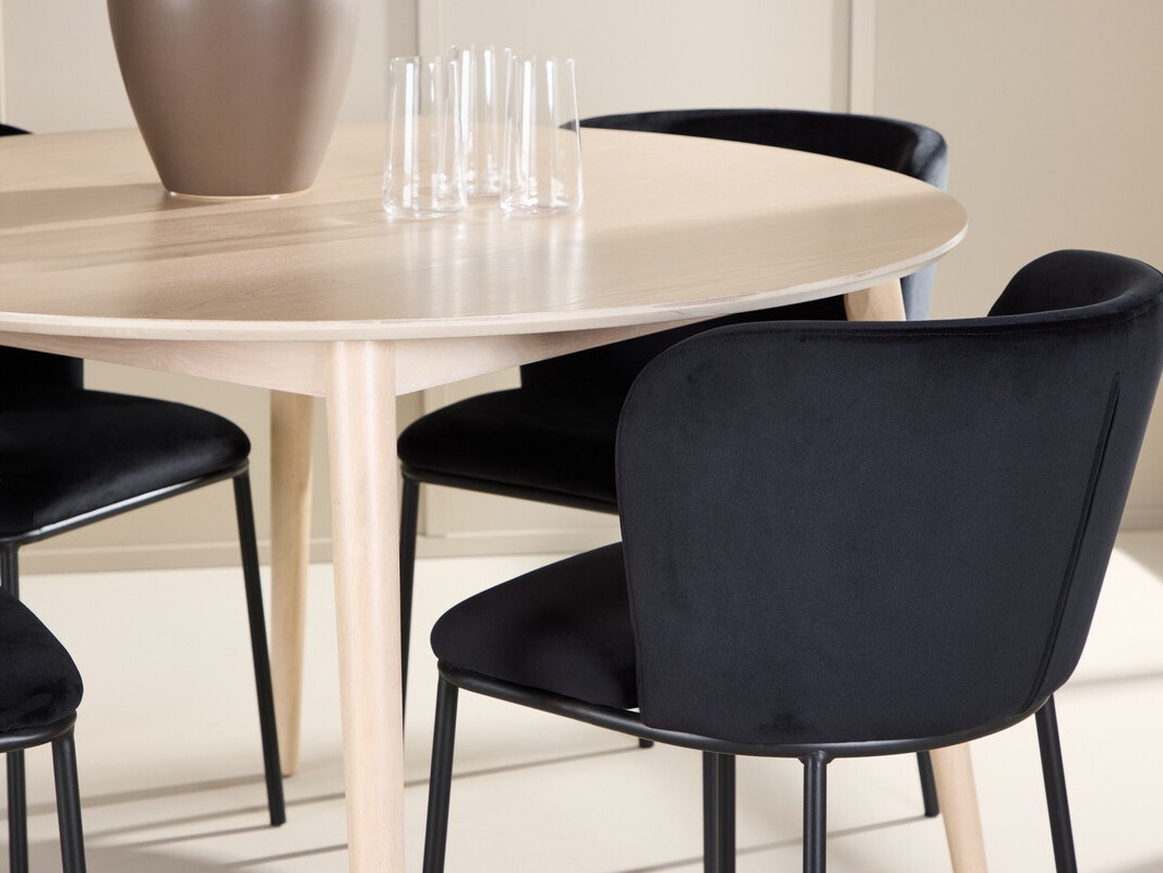 Jedilniški komplet Dallas 4760 (Črna)