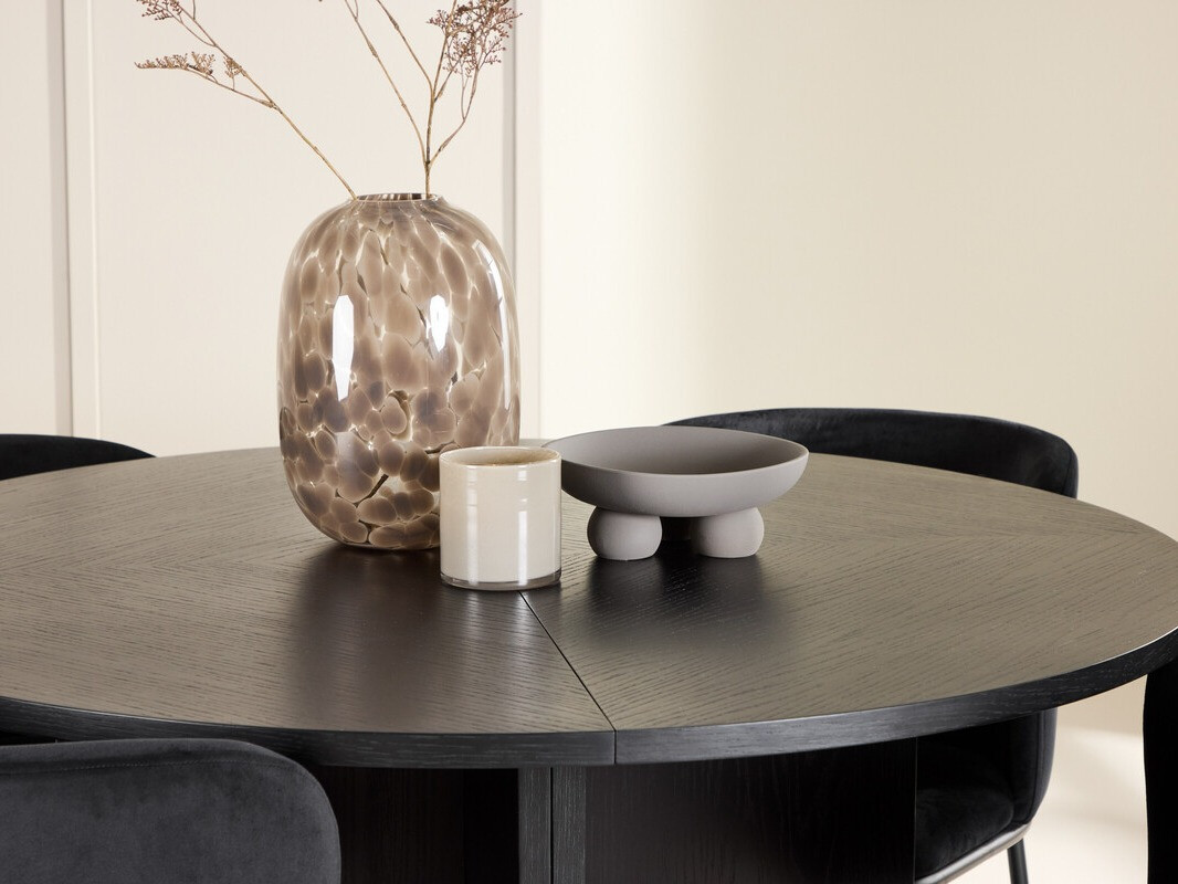 Jedilniški komplet Dallas 4761 (Črna)