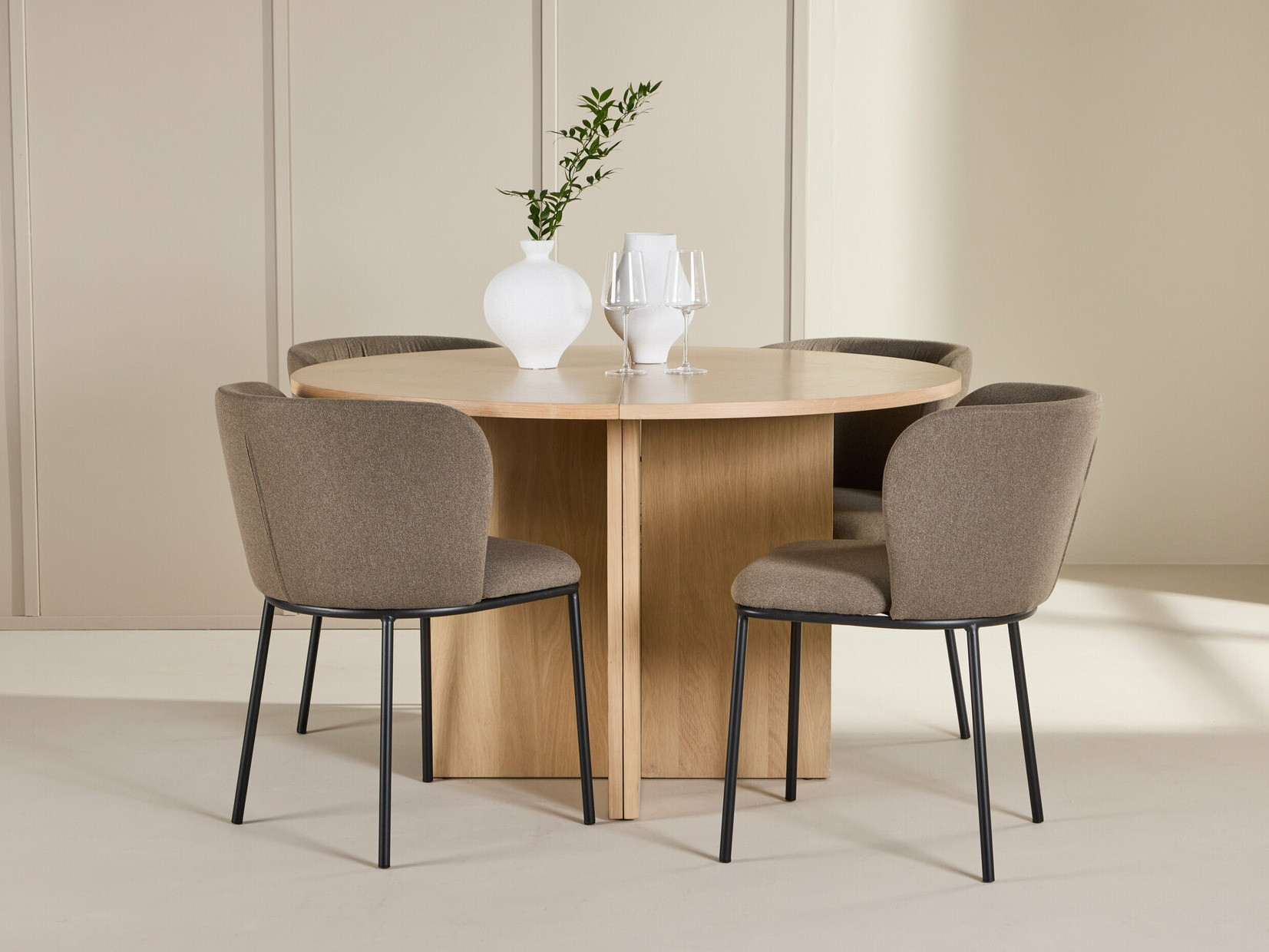 Jedilniški komplet Dallas 4761 (Hrast)