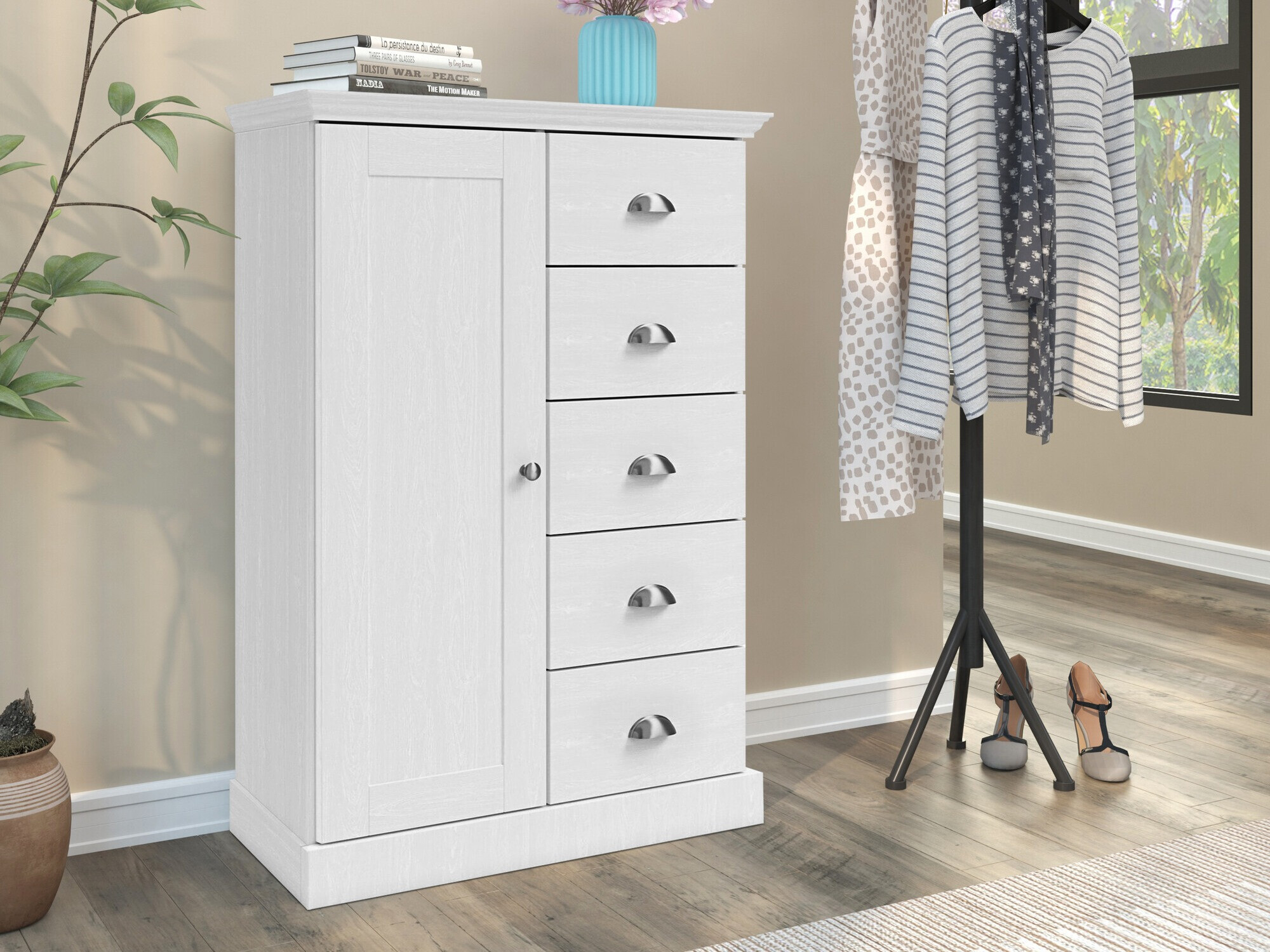 Komoda Salfelo 104 (Bela)