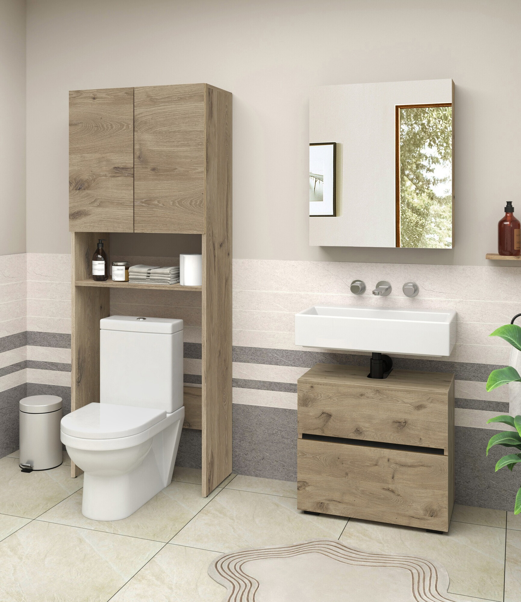 Kopalniški poličnik Soncamu 114 (Hrast)