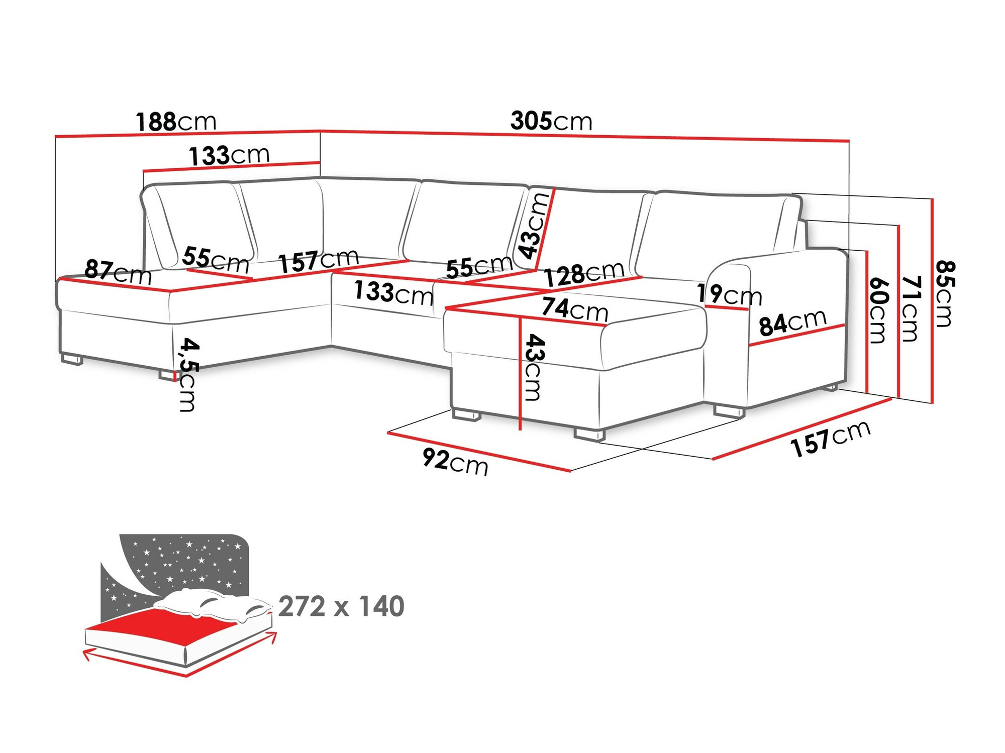 Kotna garnitura Comfivo Flumen (Abriamo 03)