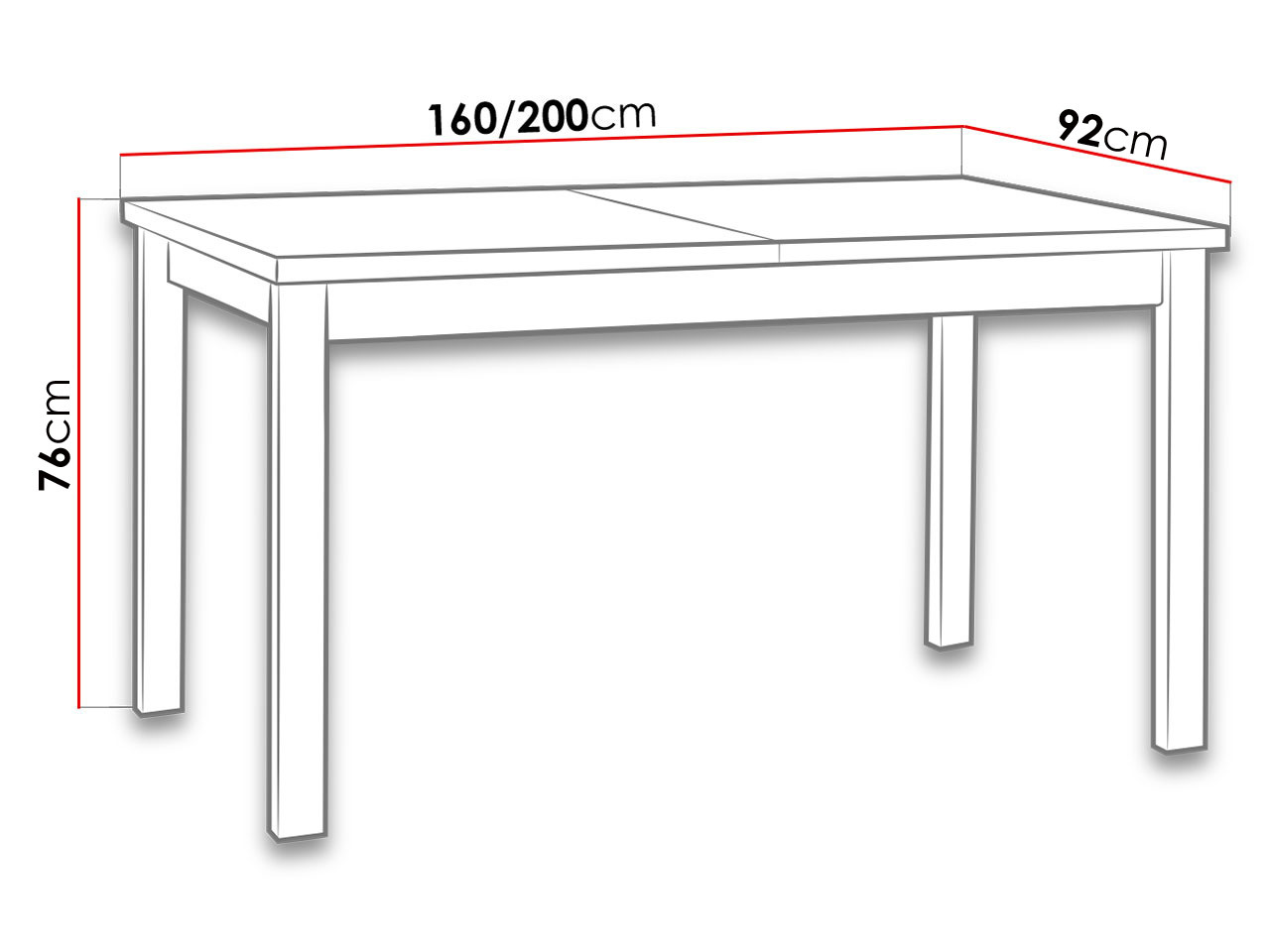 Miza Victorville 177 (Bela)