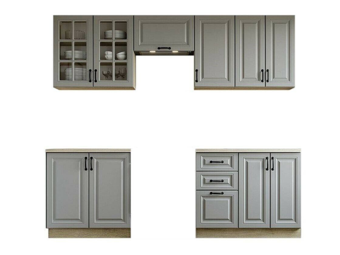 Kuhinjski blok Houston 1877 (Siva)