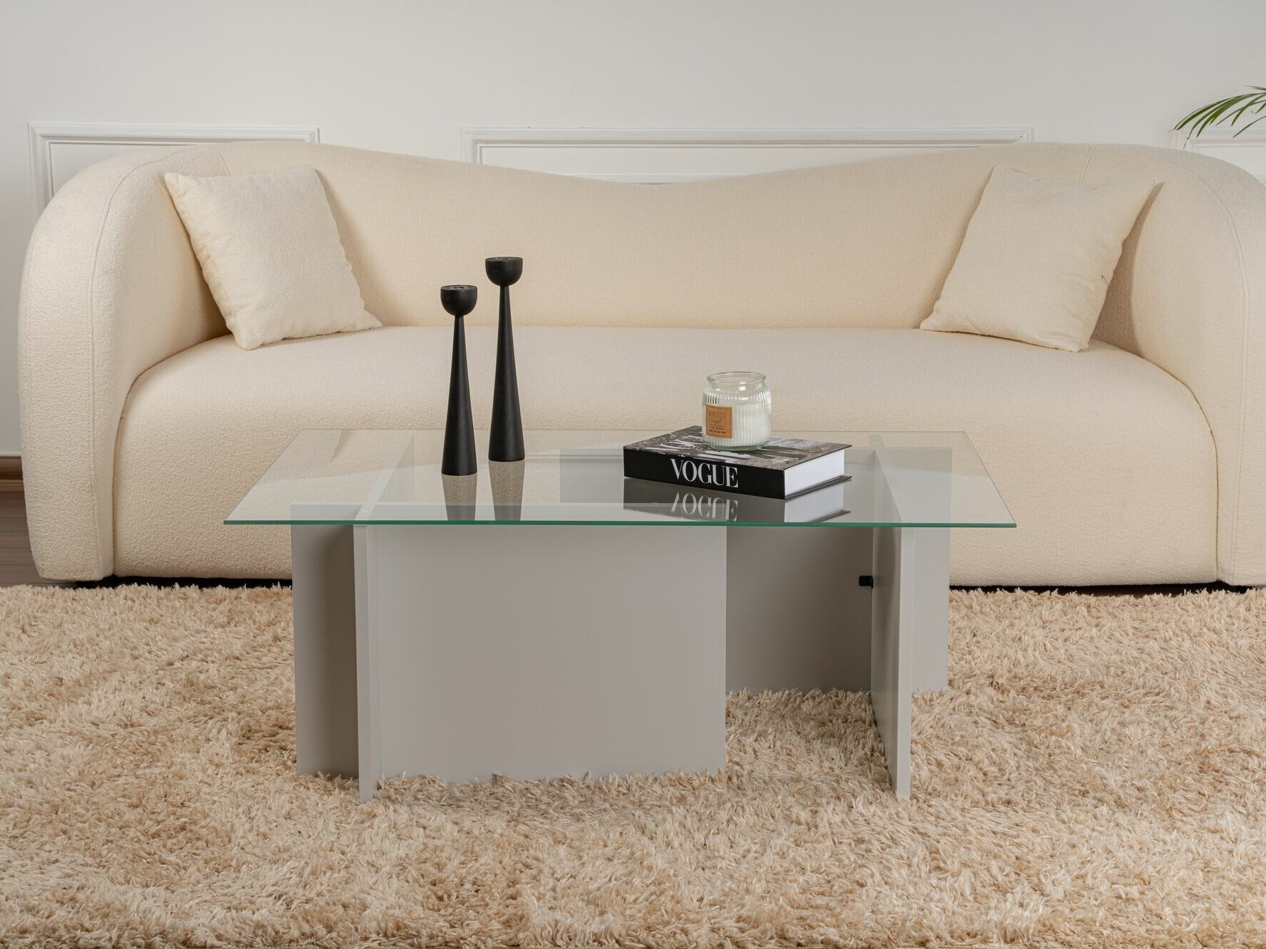 Klubska mizica Novato 112 (Siva)