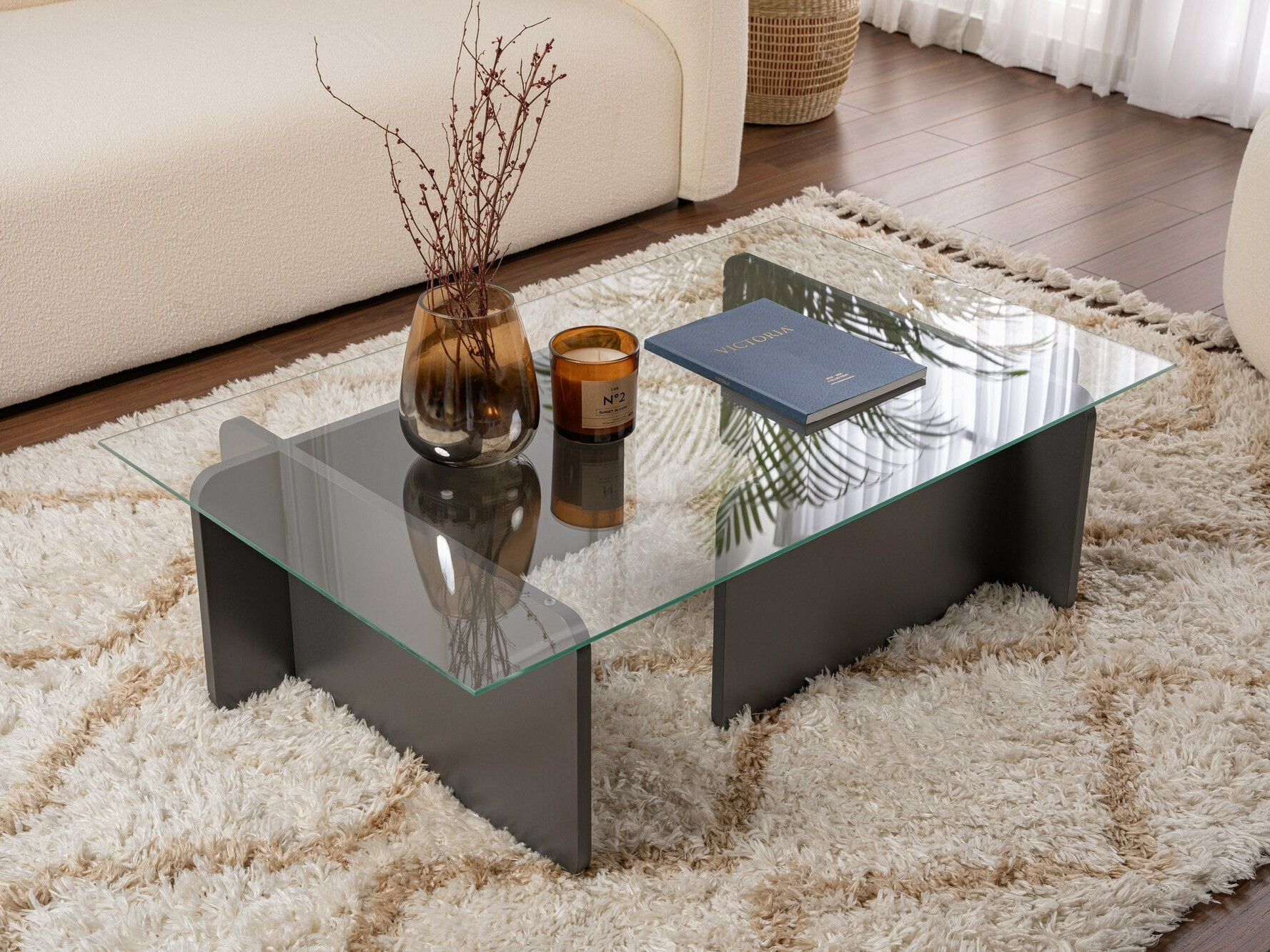 Klubska mizica Novato 113 (Antracit)