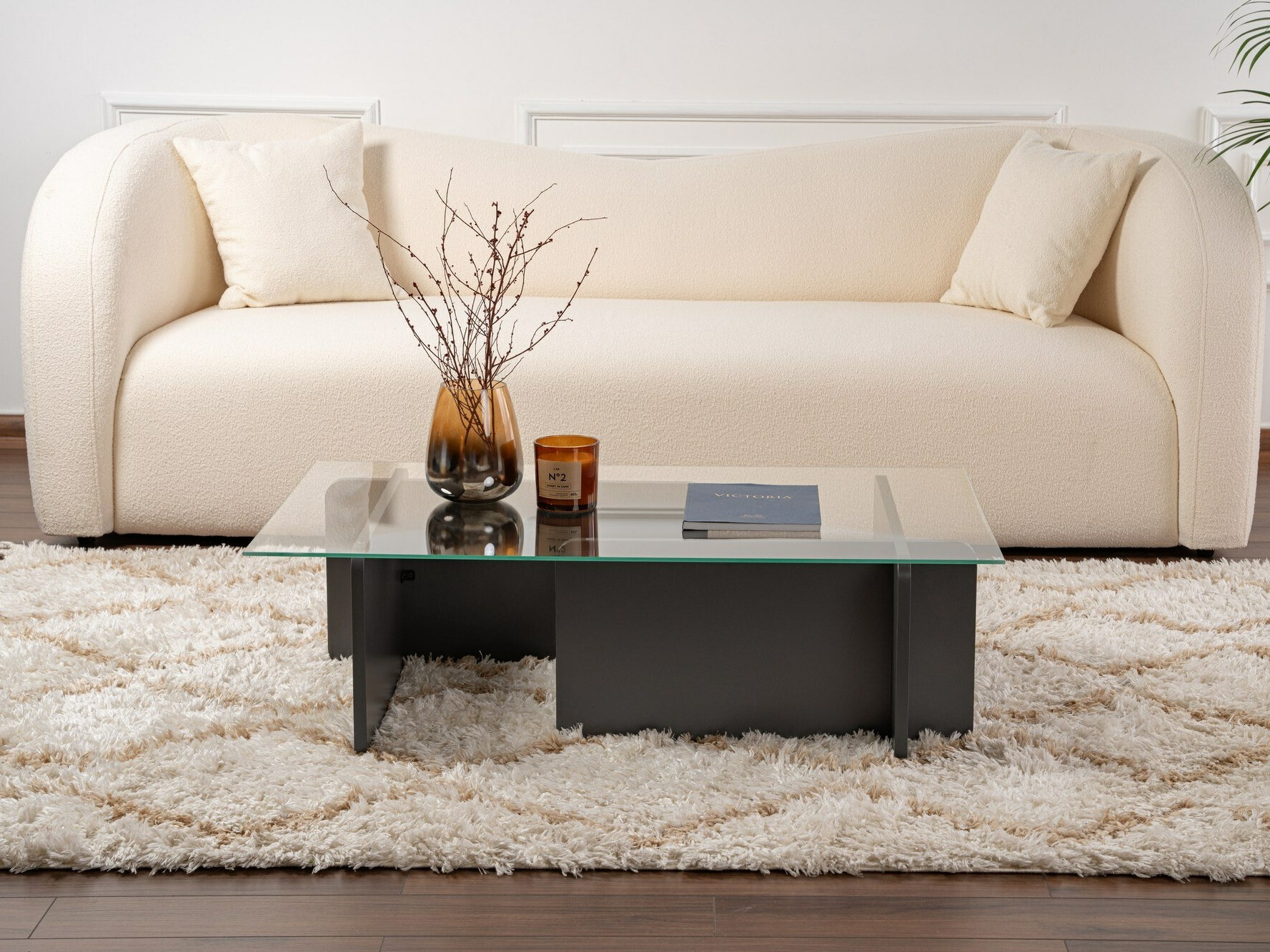 Klubska mizica Novato 113 (Antracit)