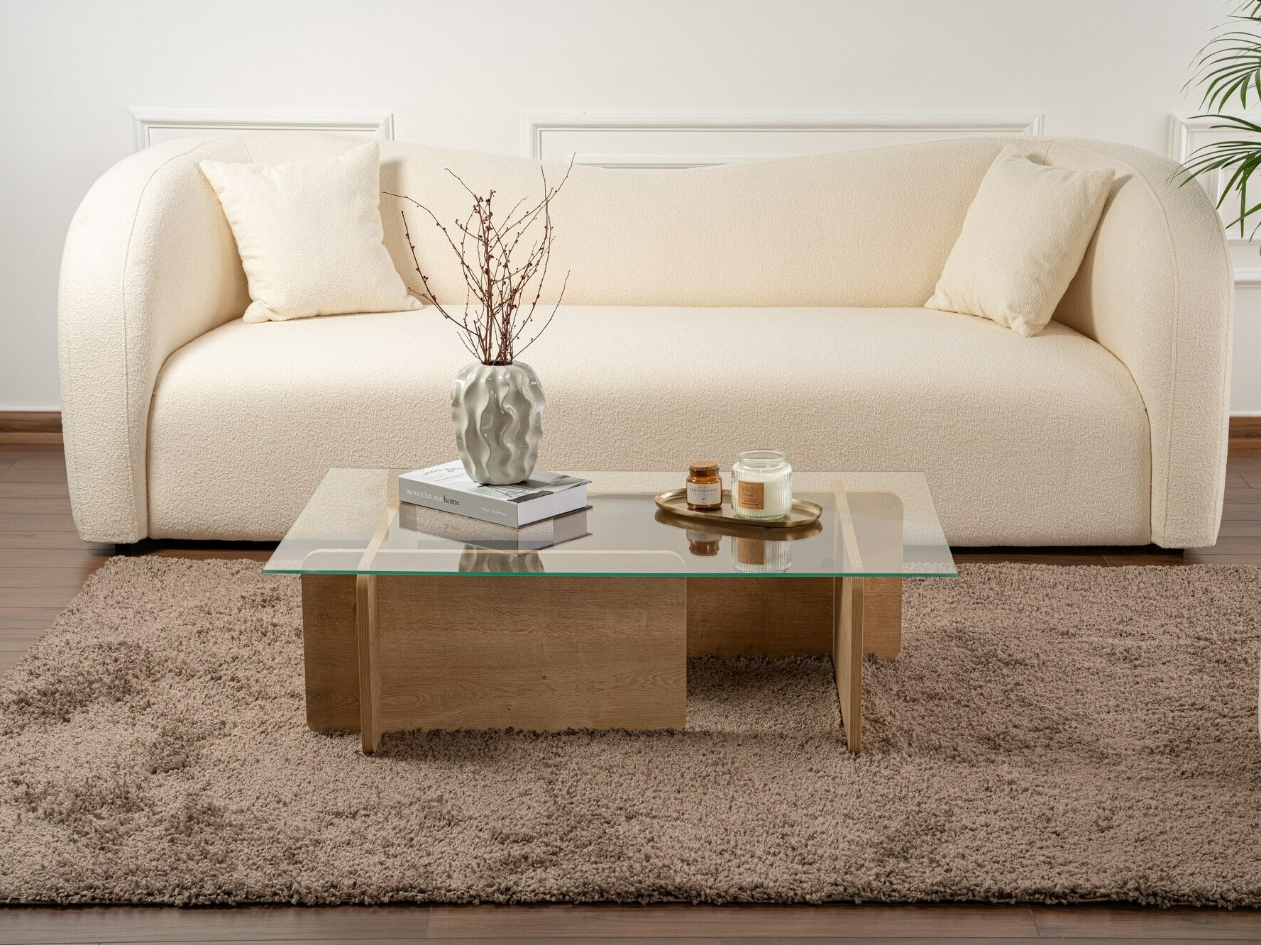 Klubska mizica Novato 113 (Medeni hrast)