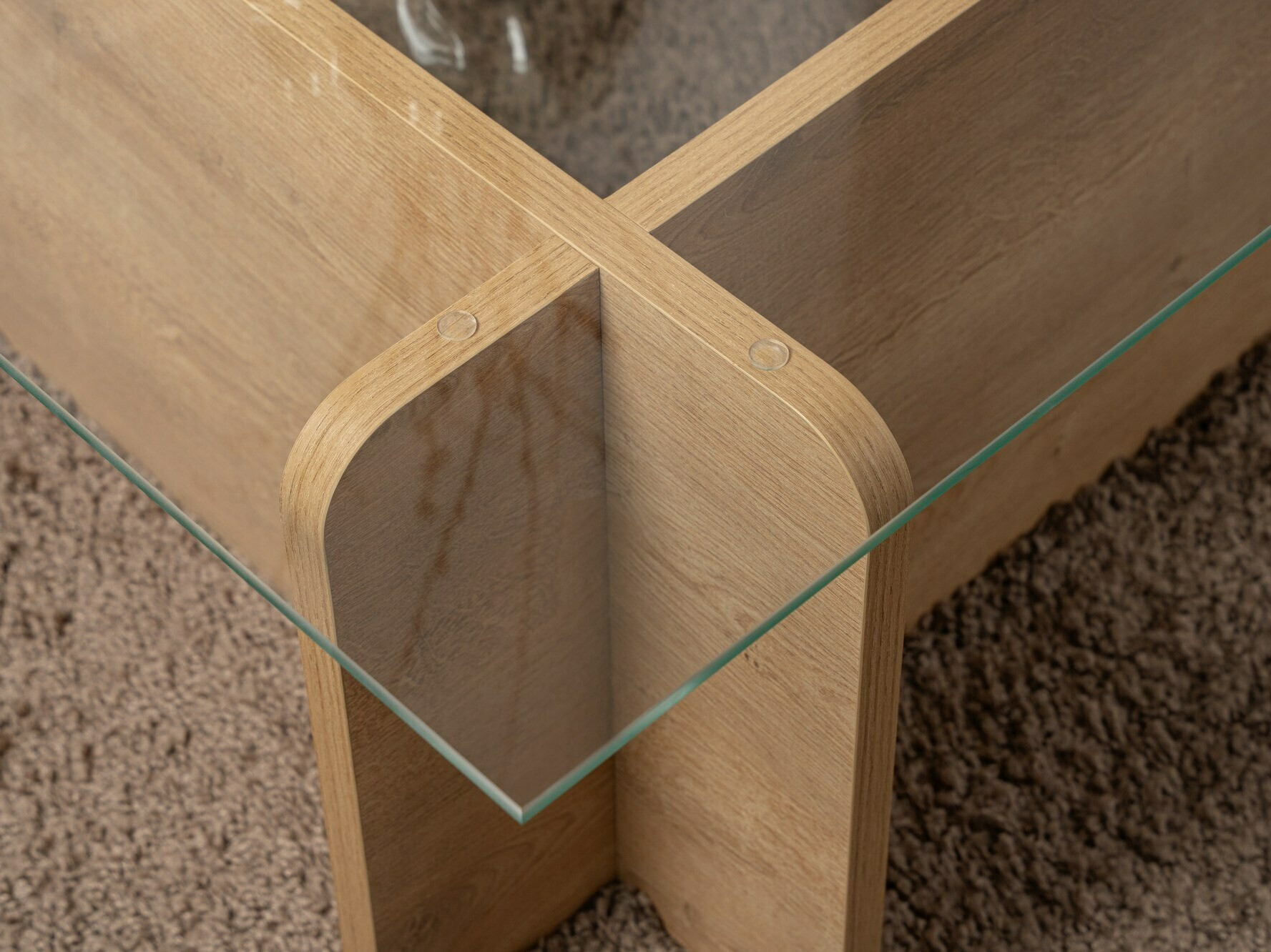 Klubska mizica Novato 113 (Medeni hrast)