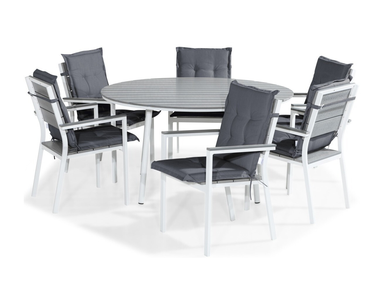Komplet mize in stolov Comfort Garden 1415 (Siva)