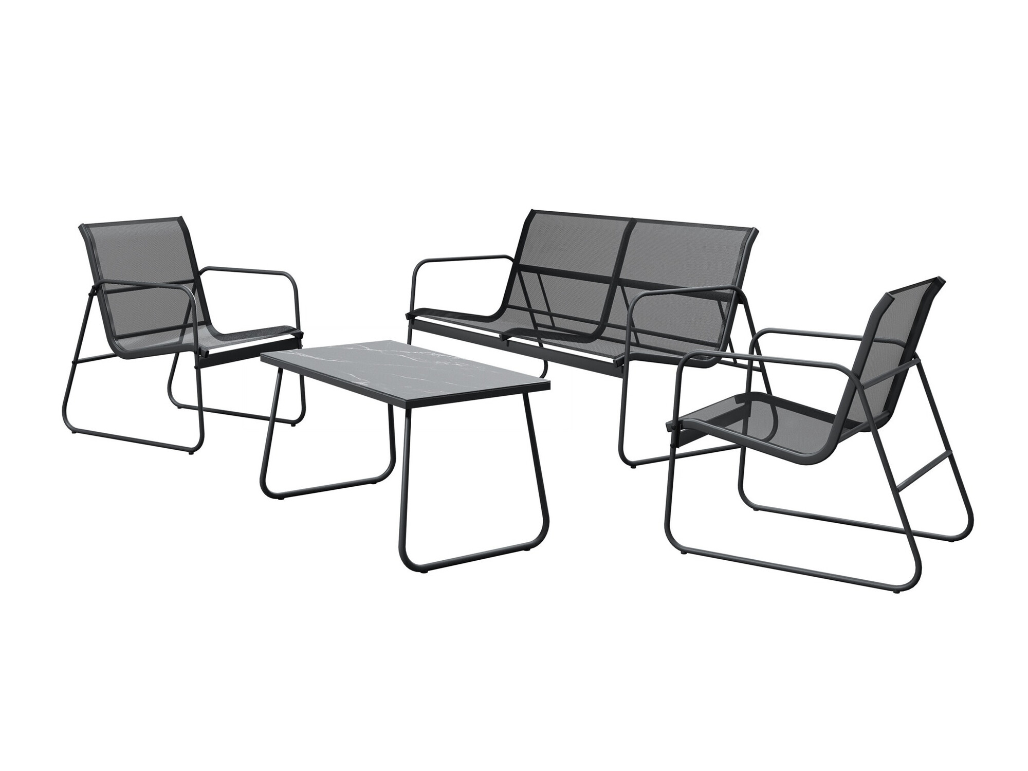 Komplet vrtnega pohištva Epulitas (Antracit)