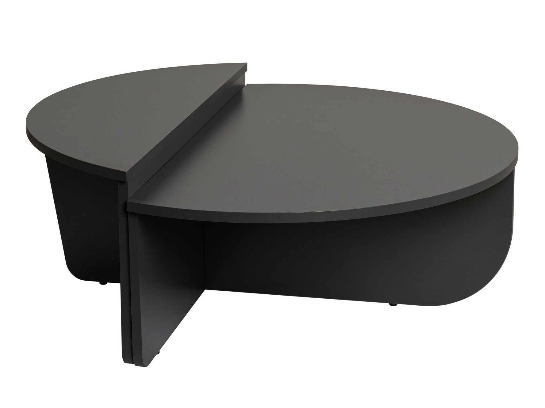 Komplet klubskih mizic Novato 100 (Antracit)