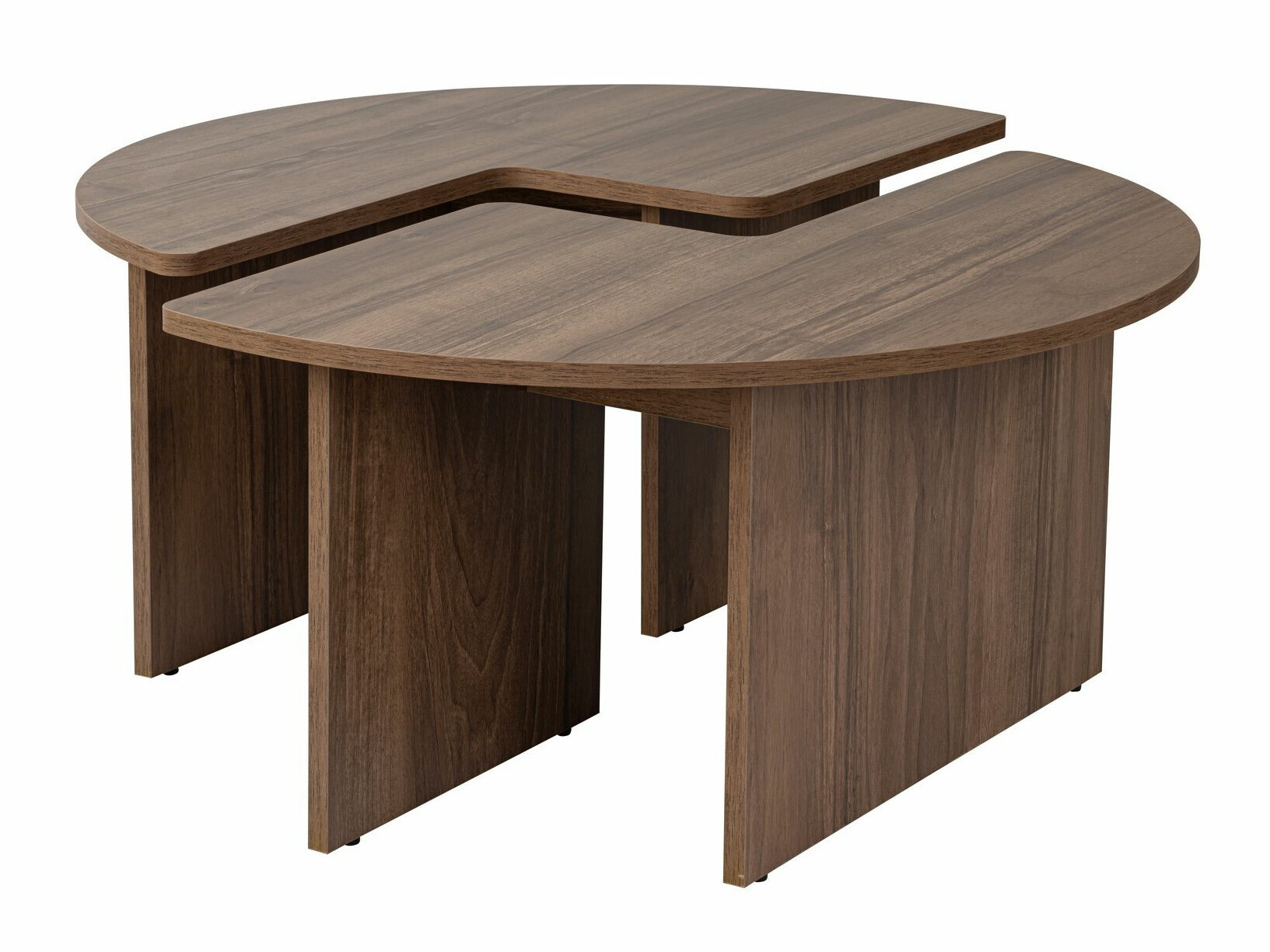 Komplet klubskih mizic Novato 114 (Oreh)