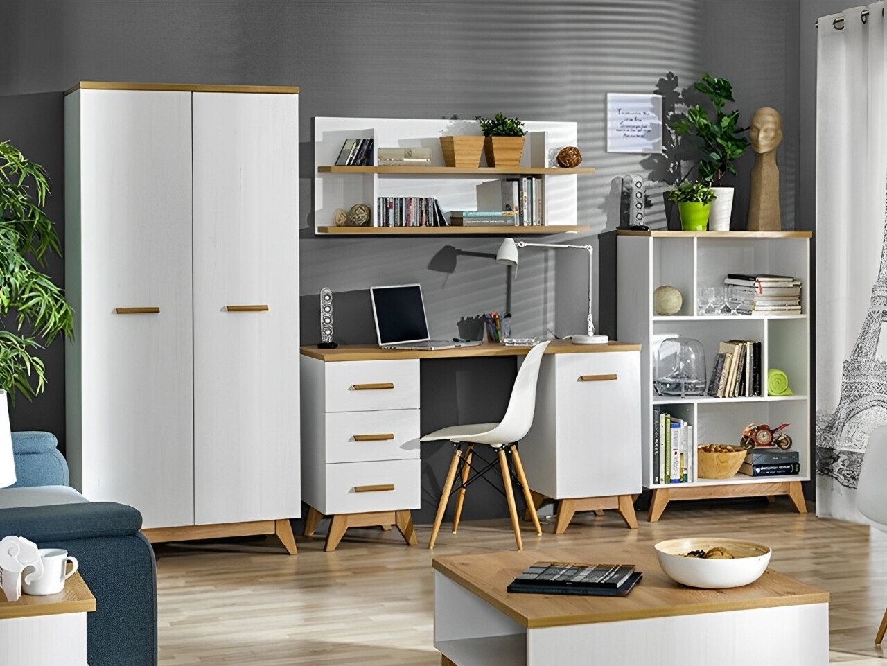 Komplet za domačo pisarno Sorvera 114