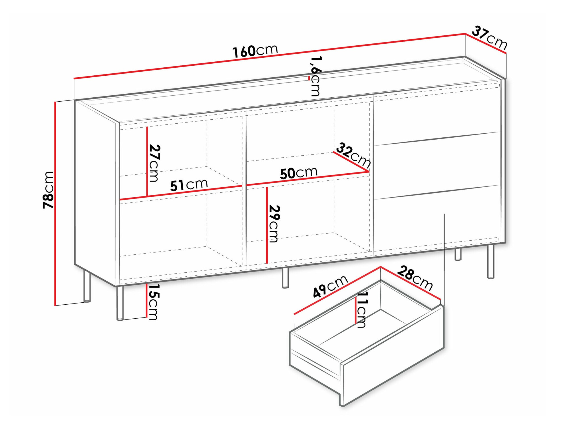 Komoda Comfivo Belviro 101