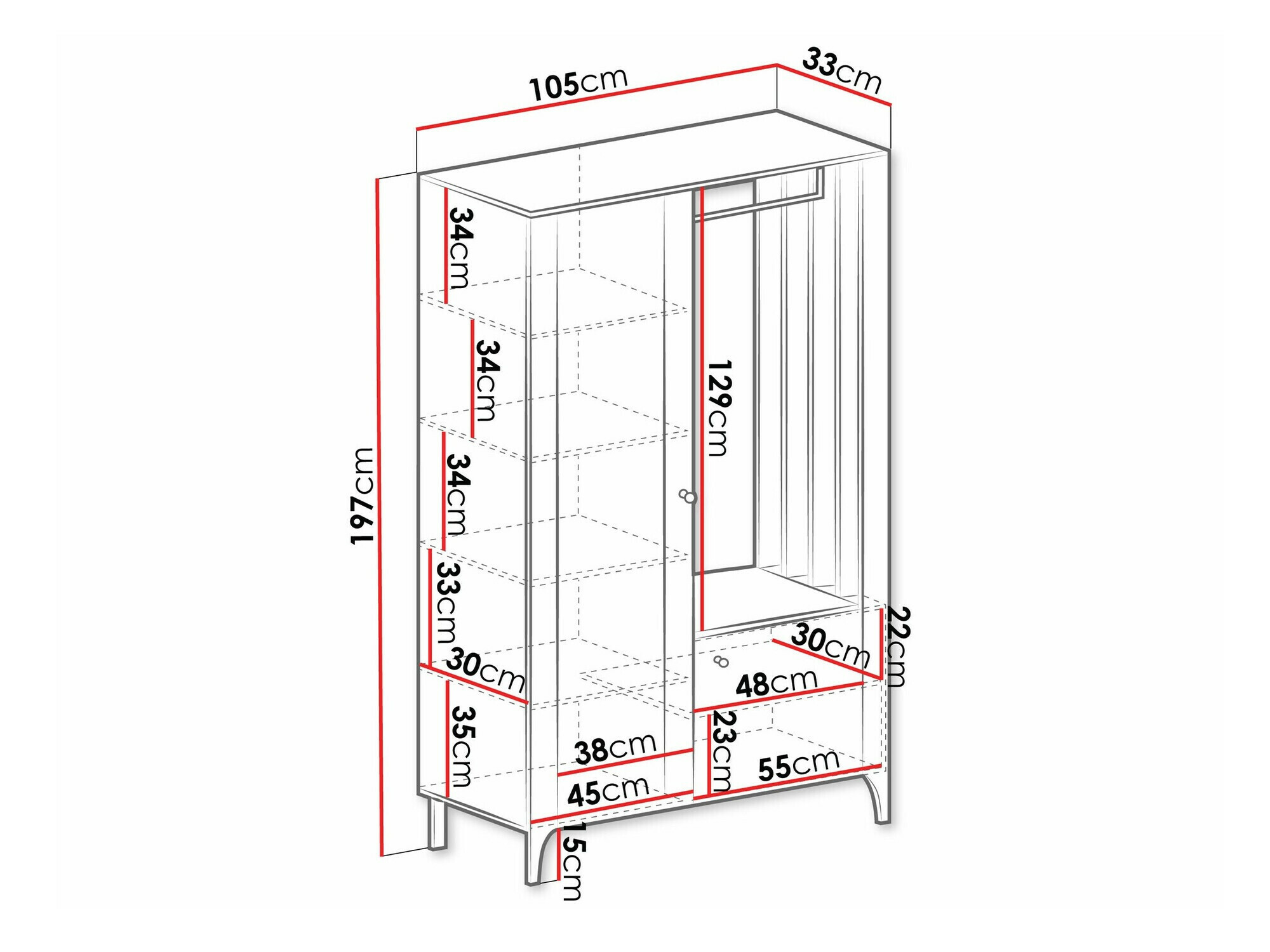 Komplet za predsobo Stanton 149