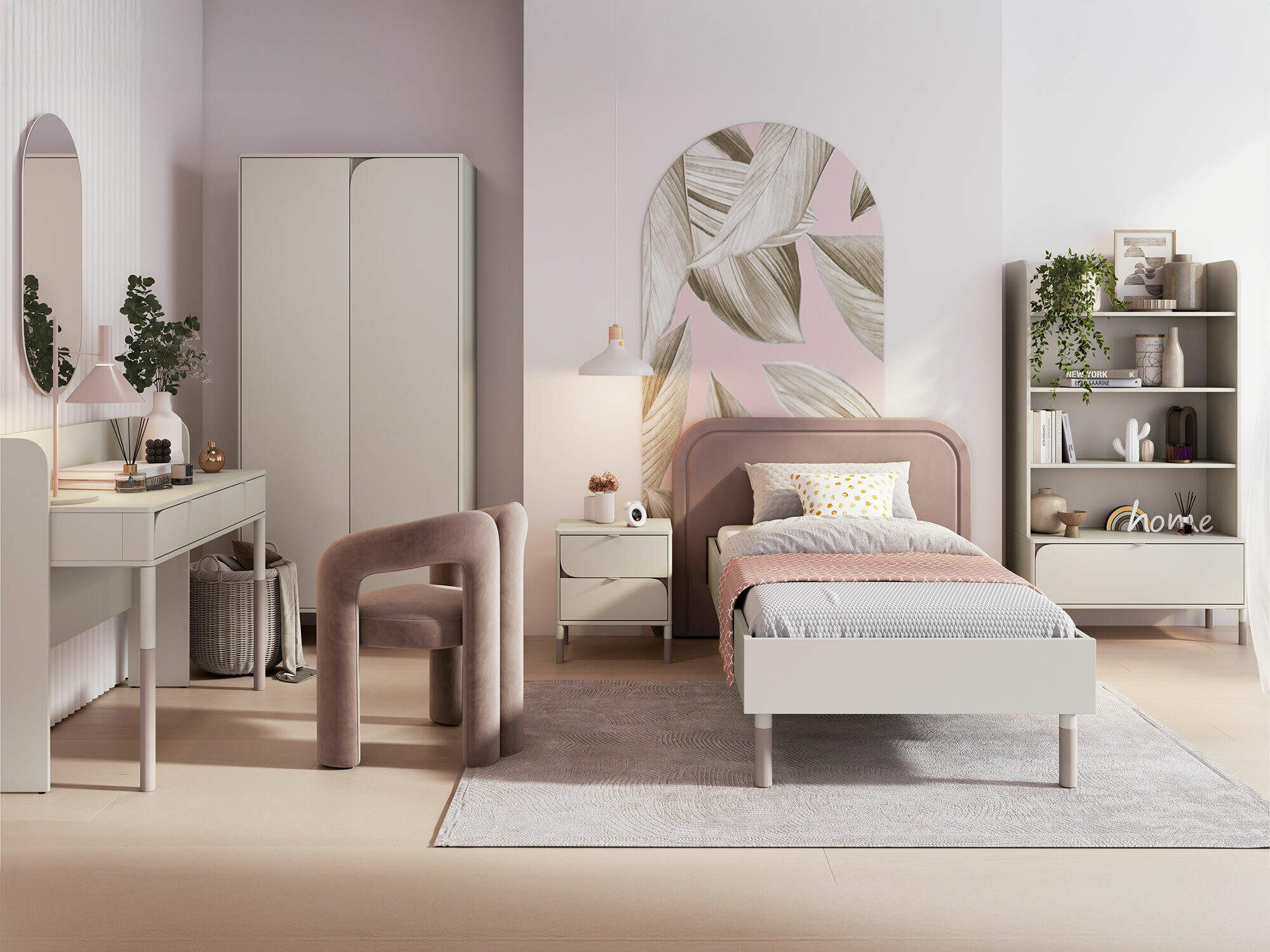 Komplet pohištva za otroško sobo Lomsono 118