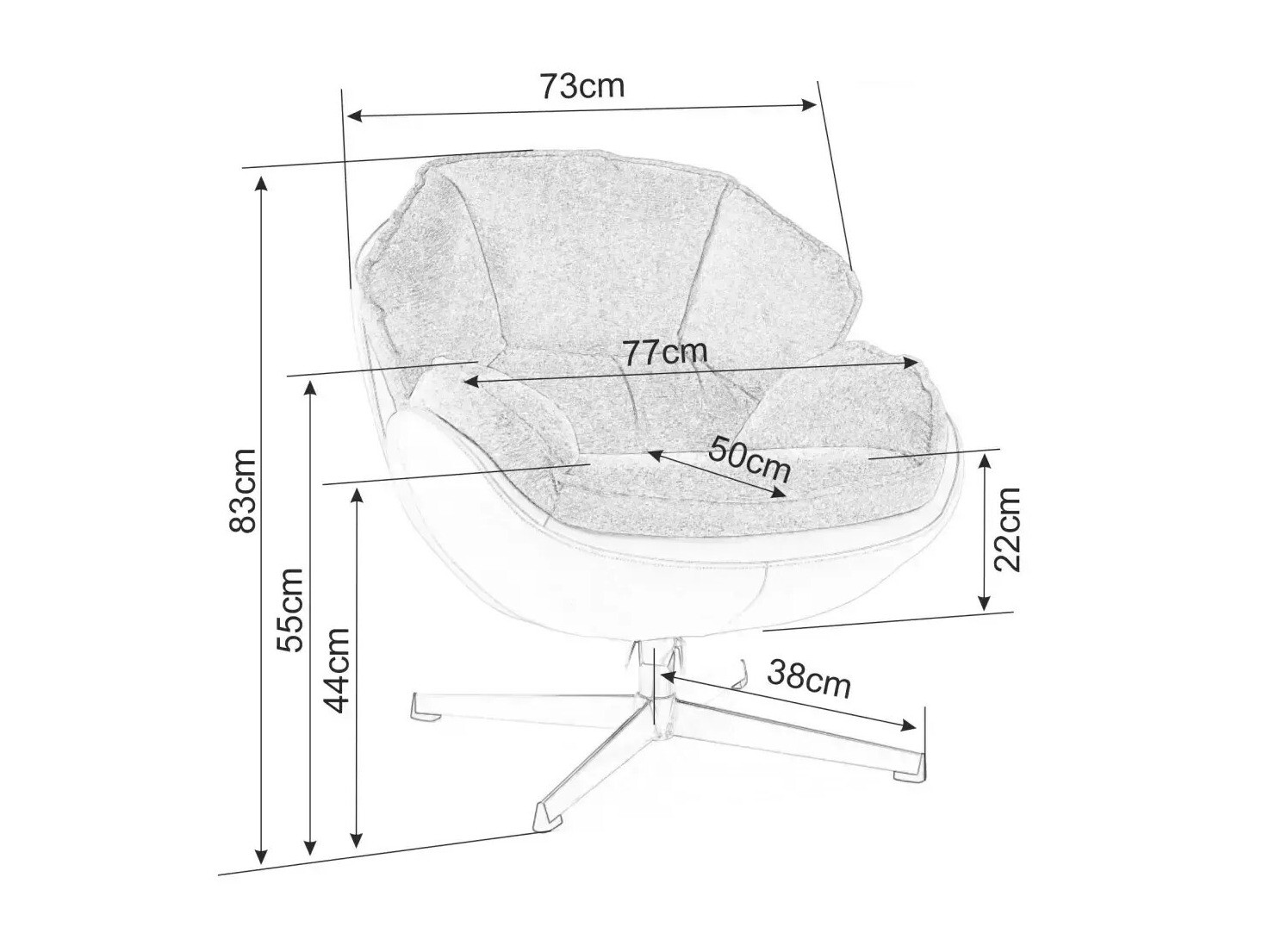 Fotelj Detroit 699 (Bež)