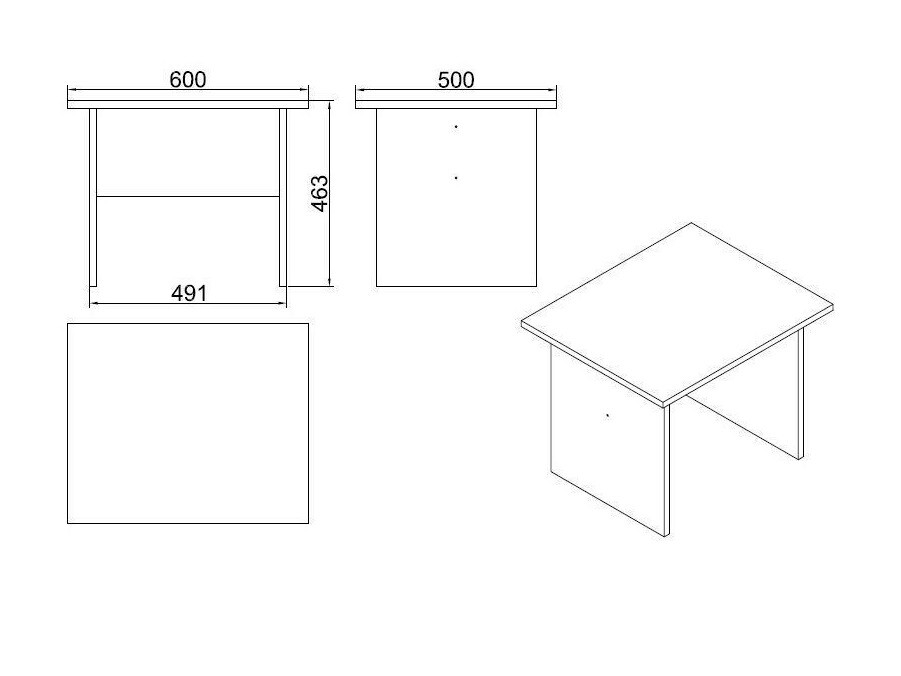 Klubska mizica Kailua 2424