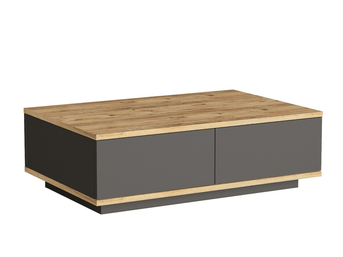 Klubska mizica Kailua 2426 (Antracit + Bor)