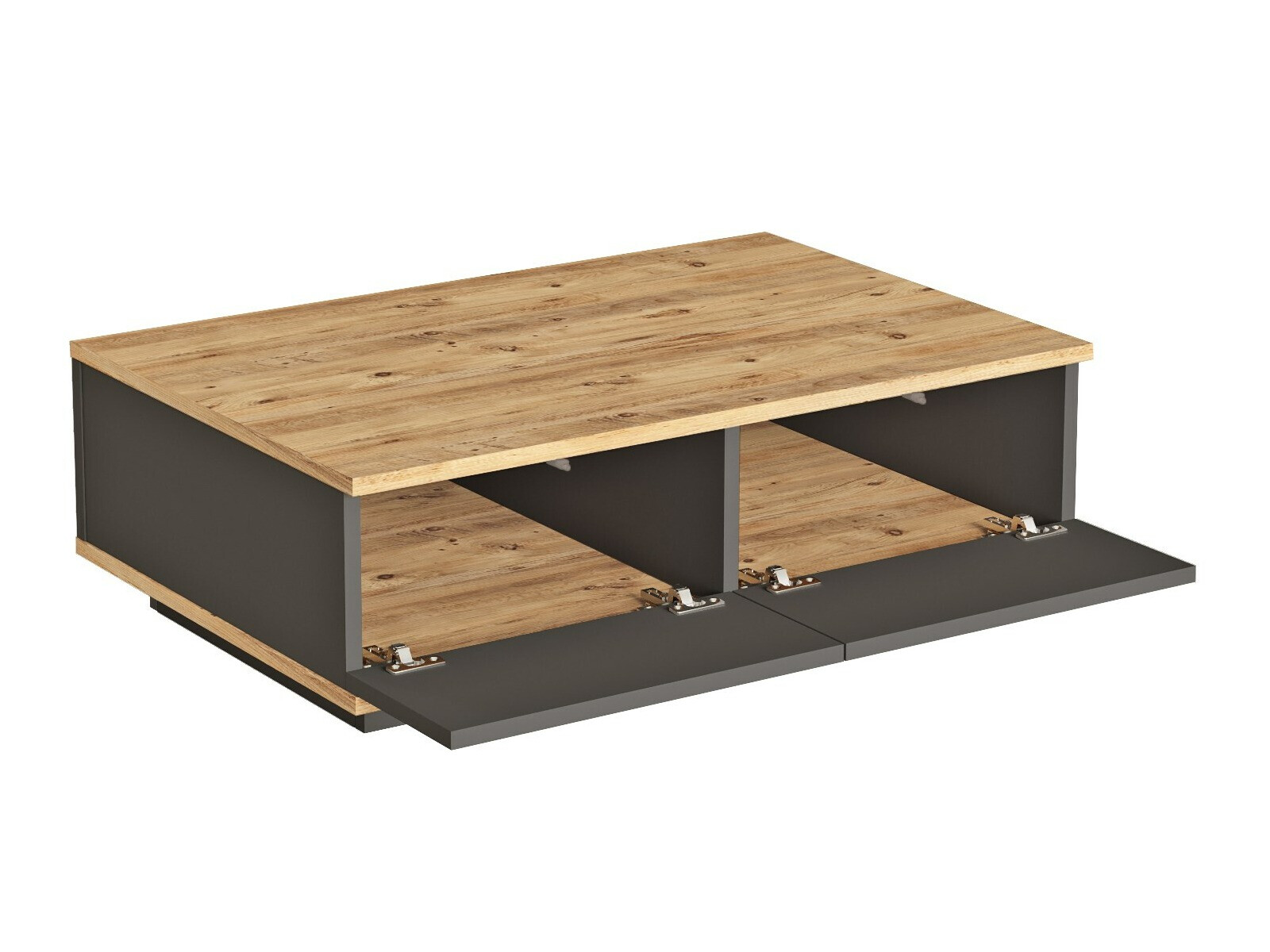 Klubska mizica Kailua 2426 (Antracit + Bor)