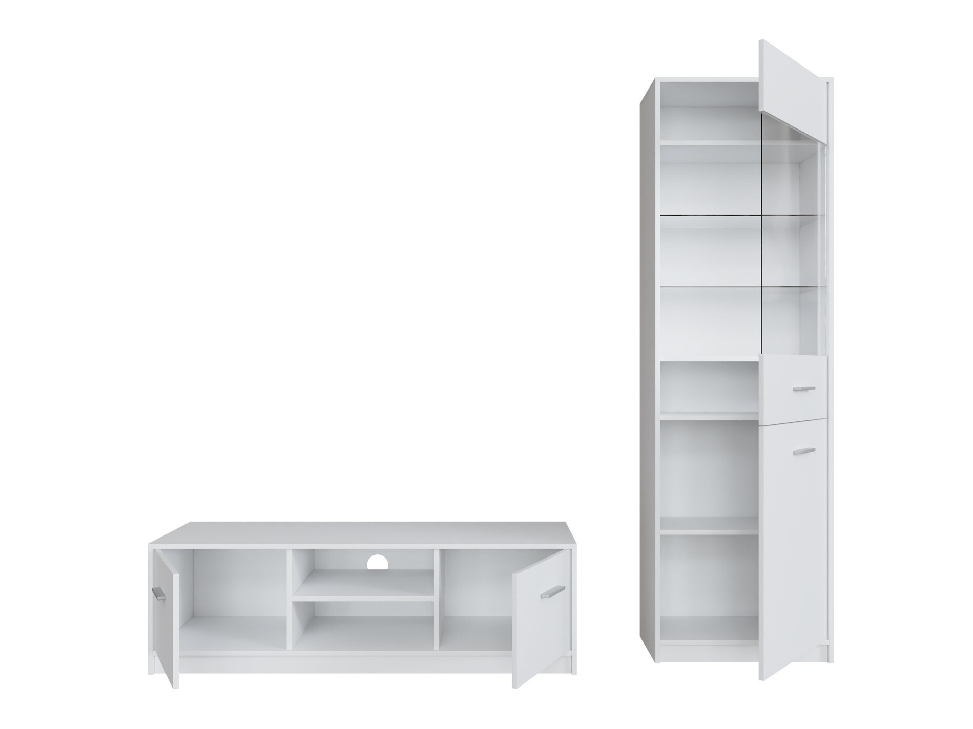 Komplet za dnevno sobo Novsore 161 (Bela)