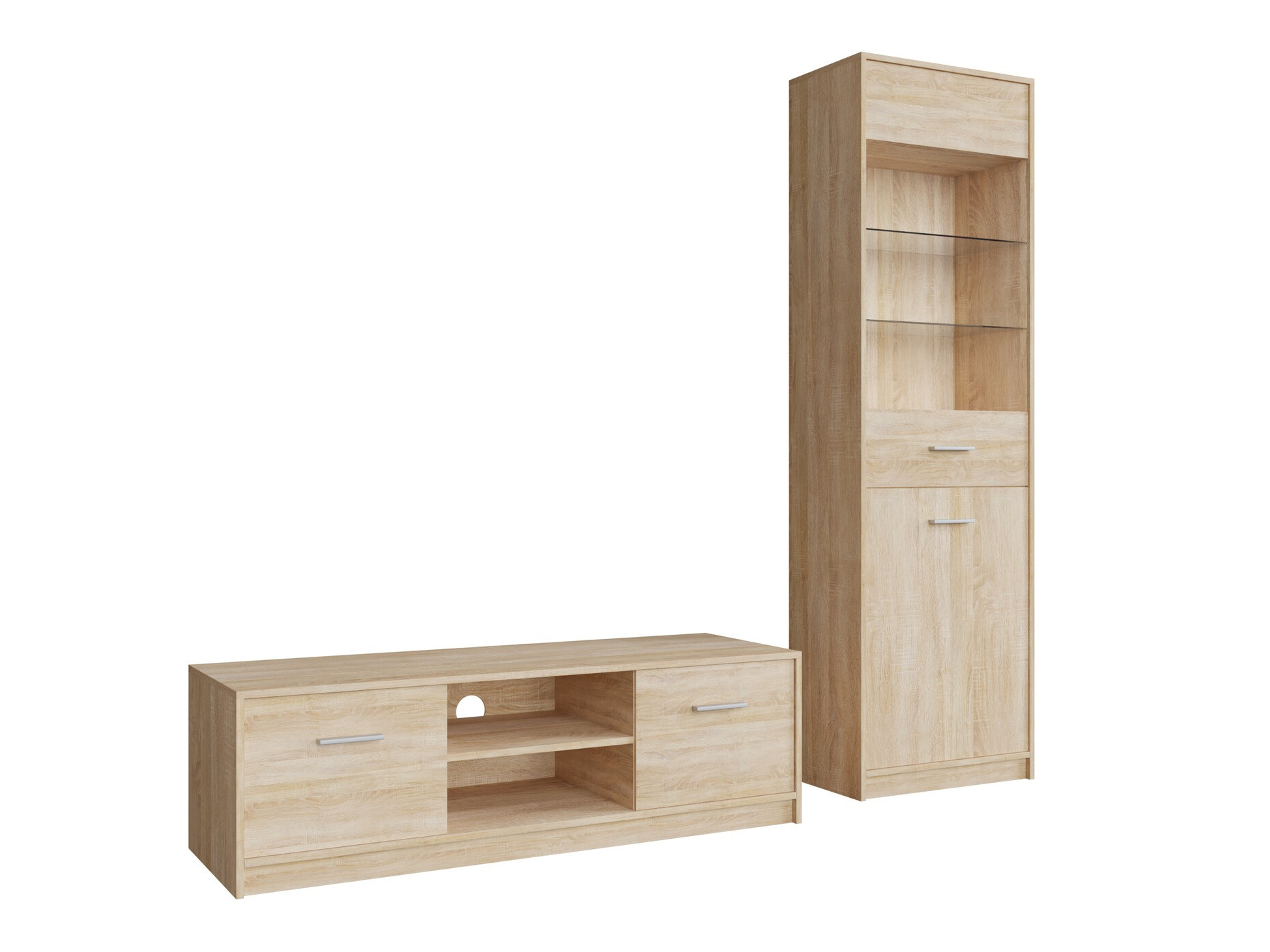 Komplet za dnevno sobo Novsore 161 (Sonoma hrast)