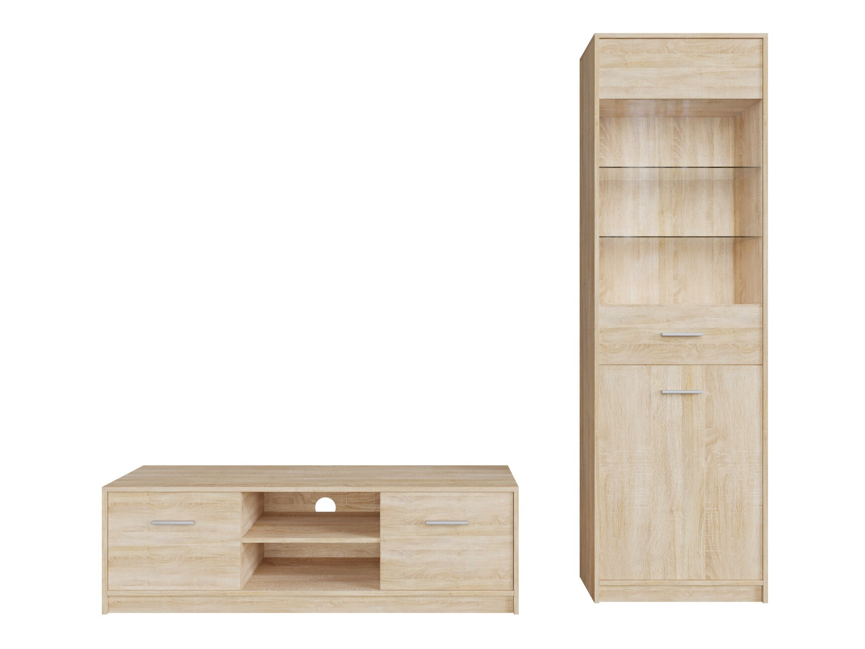 Komplet za dnevno sobo Novsore 161 (Sonoma hrast)