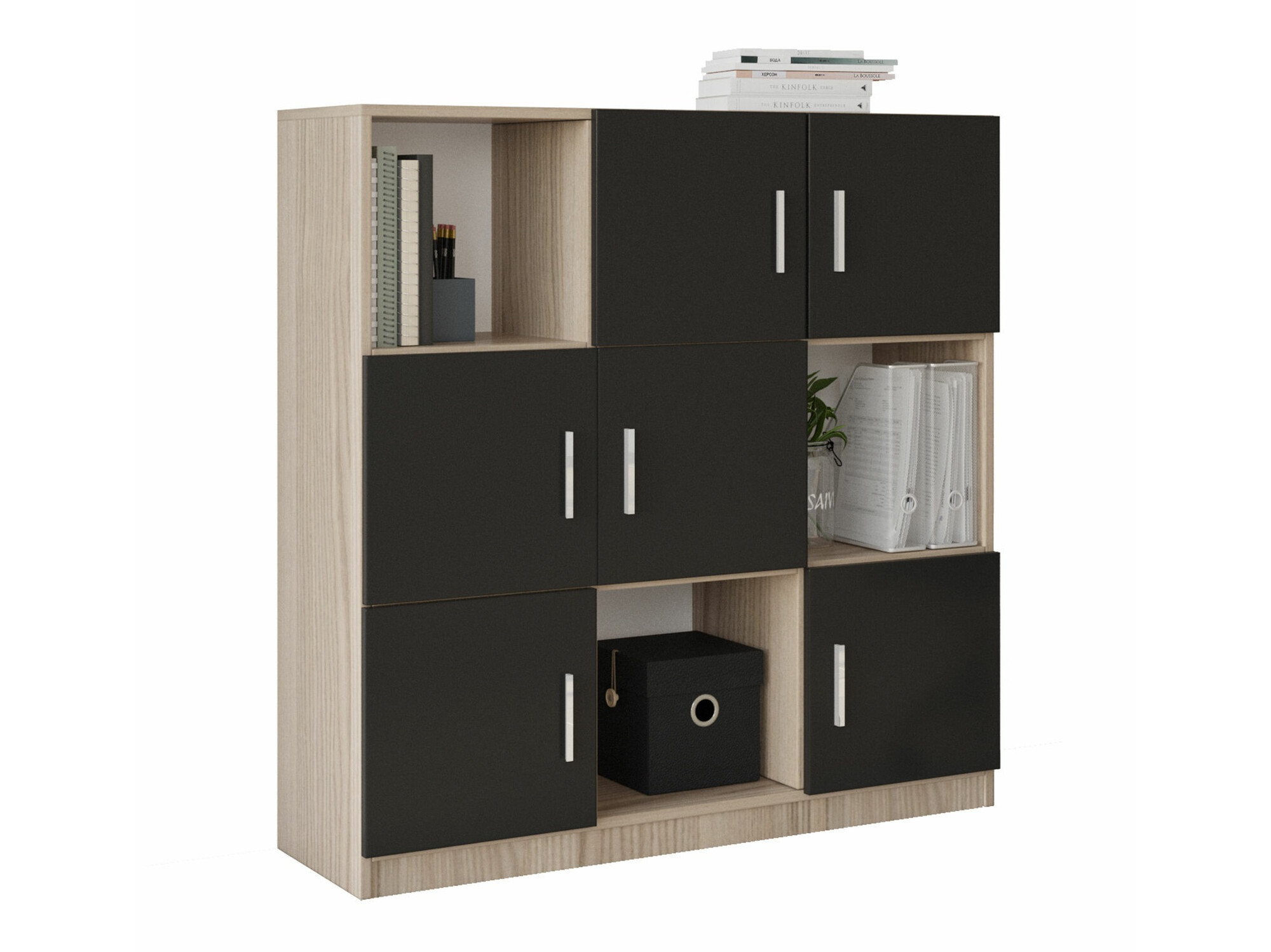 Omarica Kailua 2422 (Črna + Hrast)