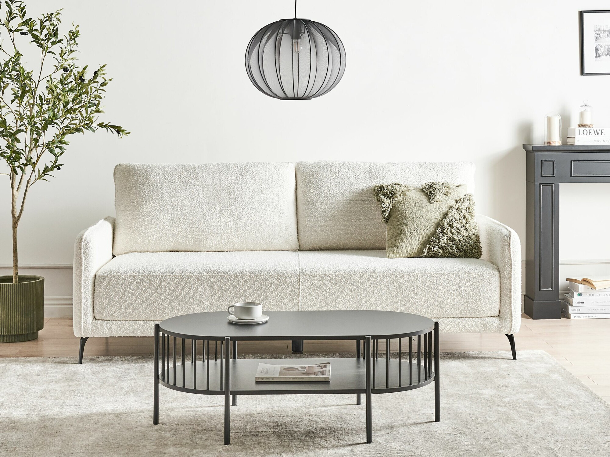 Raztegljiv kavč Berwyn 2549 (Bela)